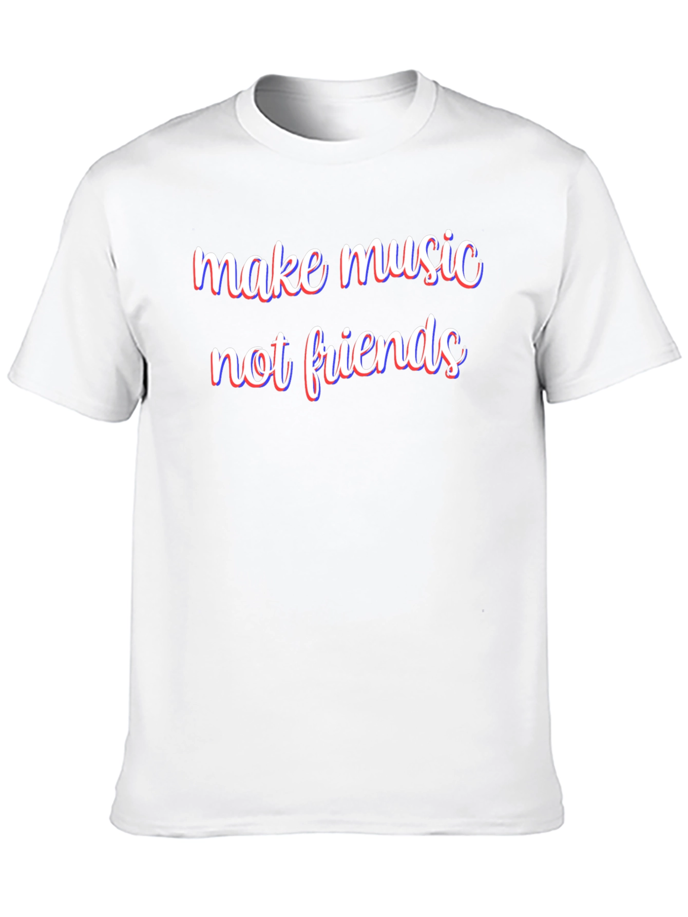 Camiseta Negra Haz Música No Amigos