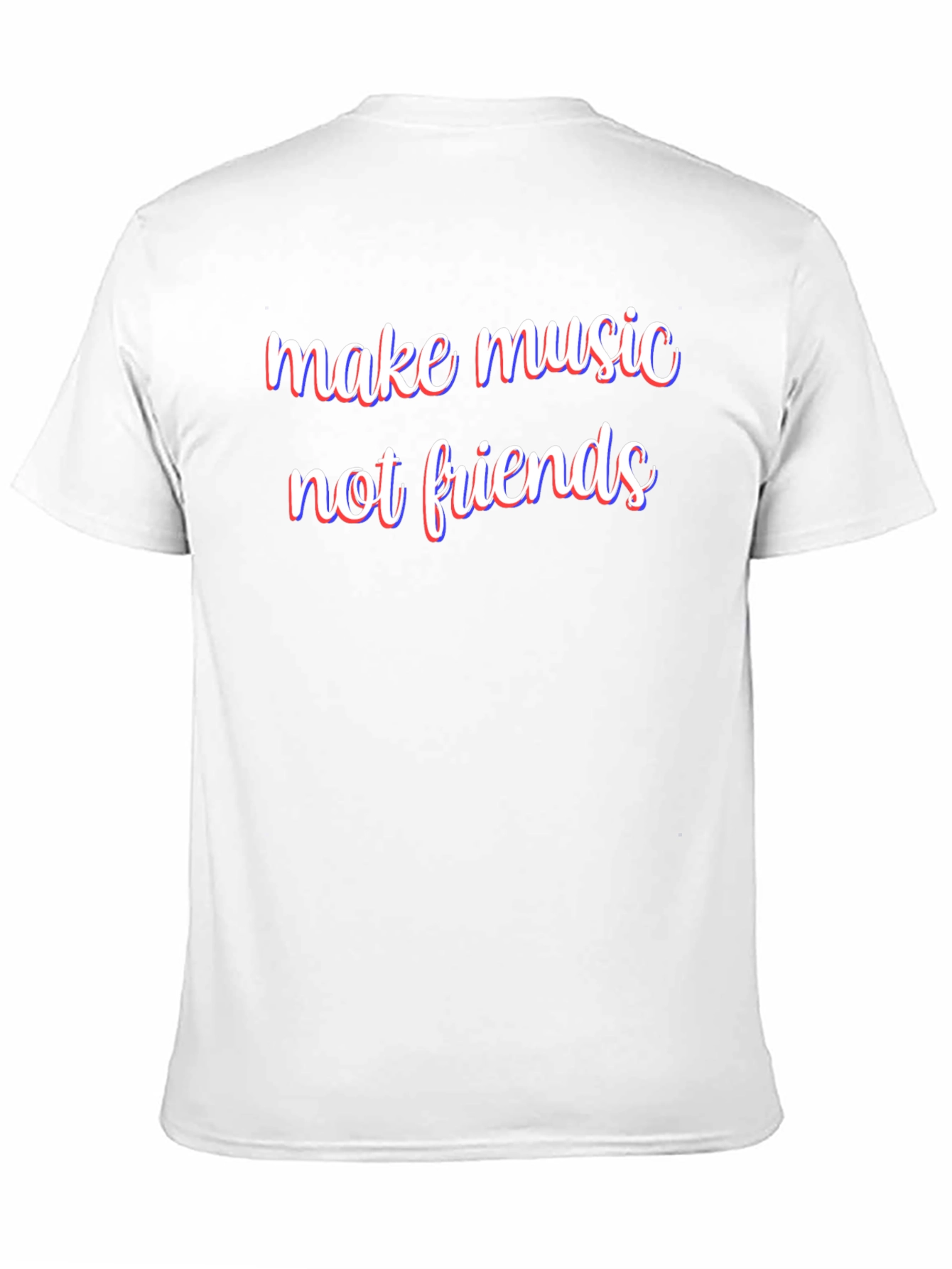Camiseta Negra Haz Música No Amigos