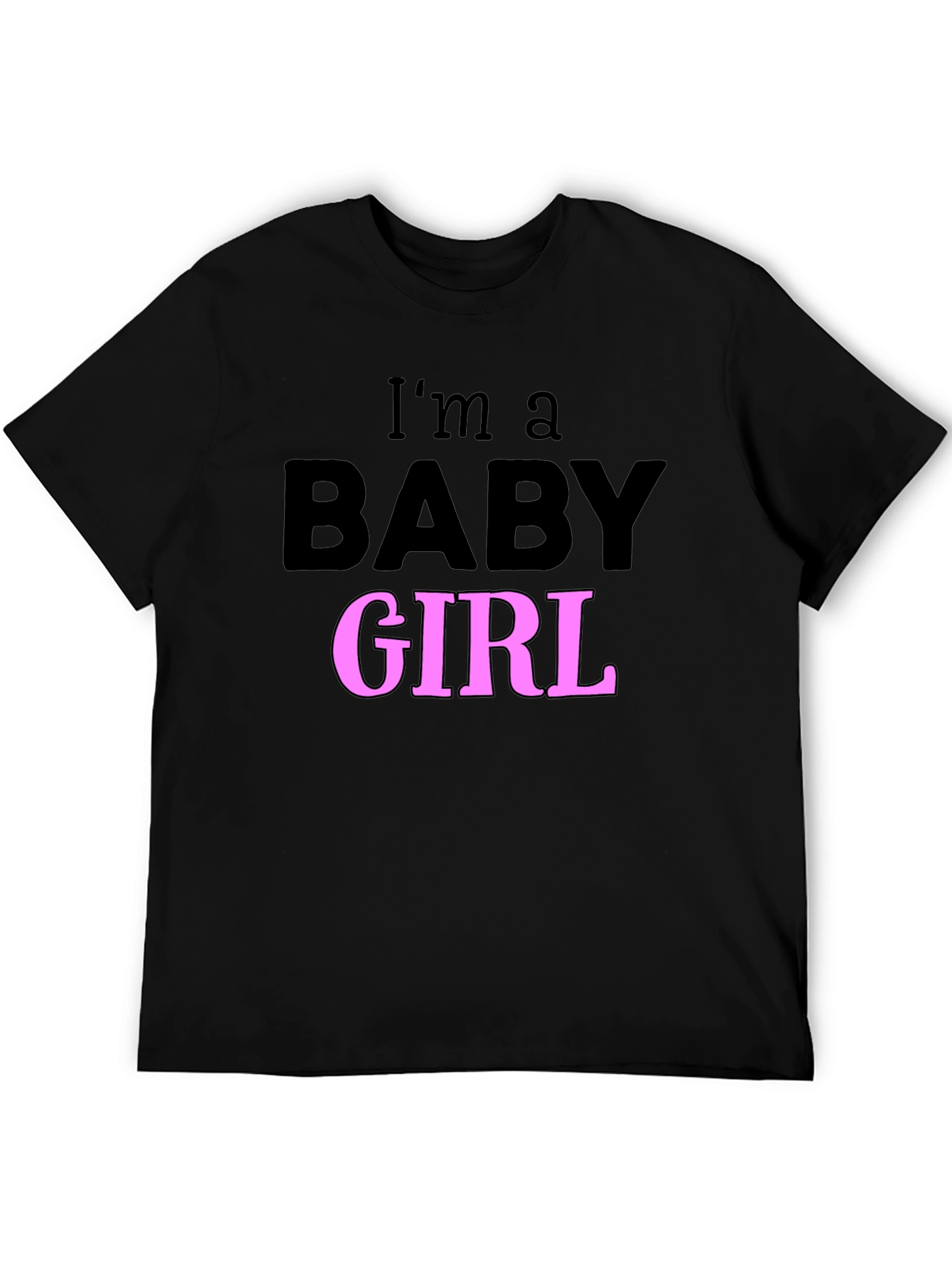 Camiseta Negra: Soy una Baby Girl