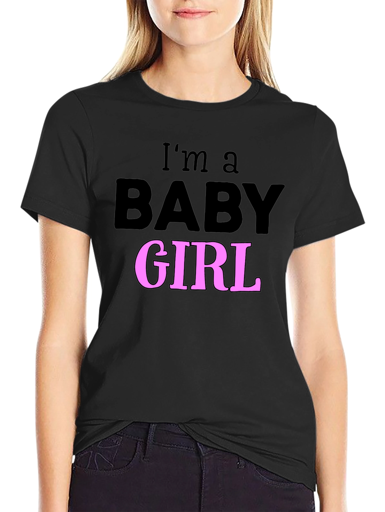 Camiseta Negra: Soy una Baby Girl