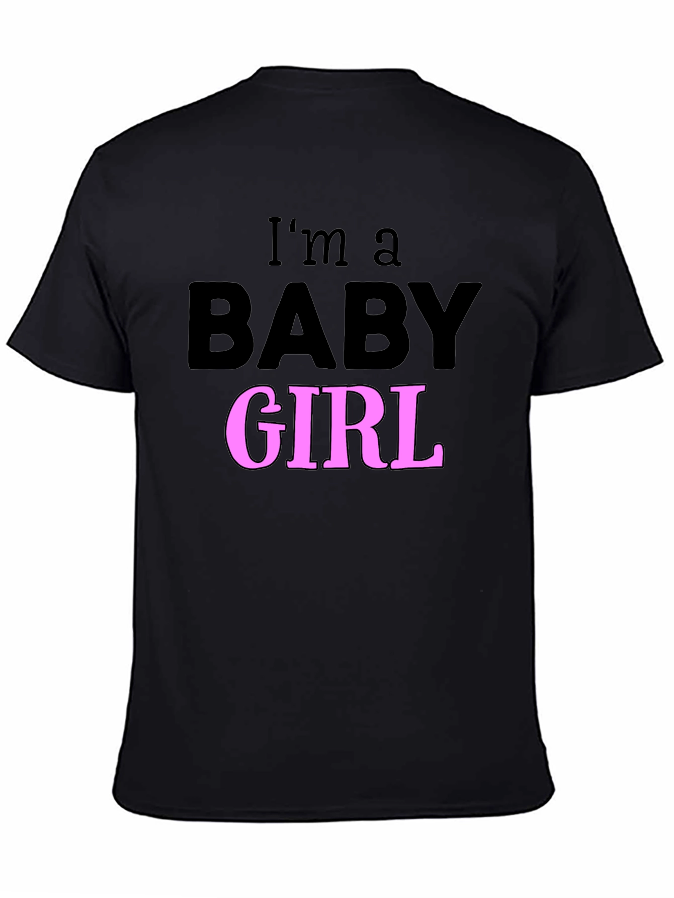 Camiseta Negra: Soy una Baby Girl