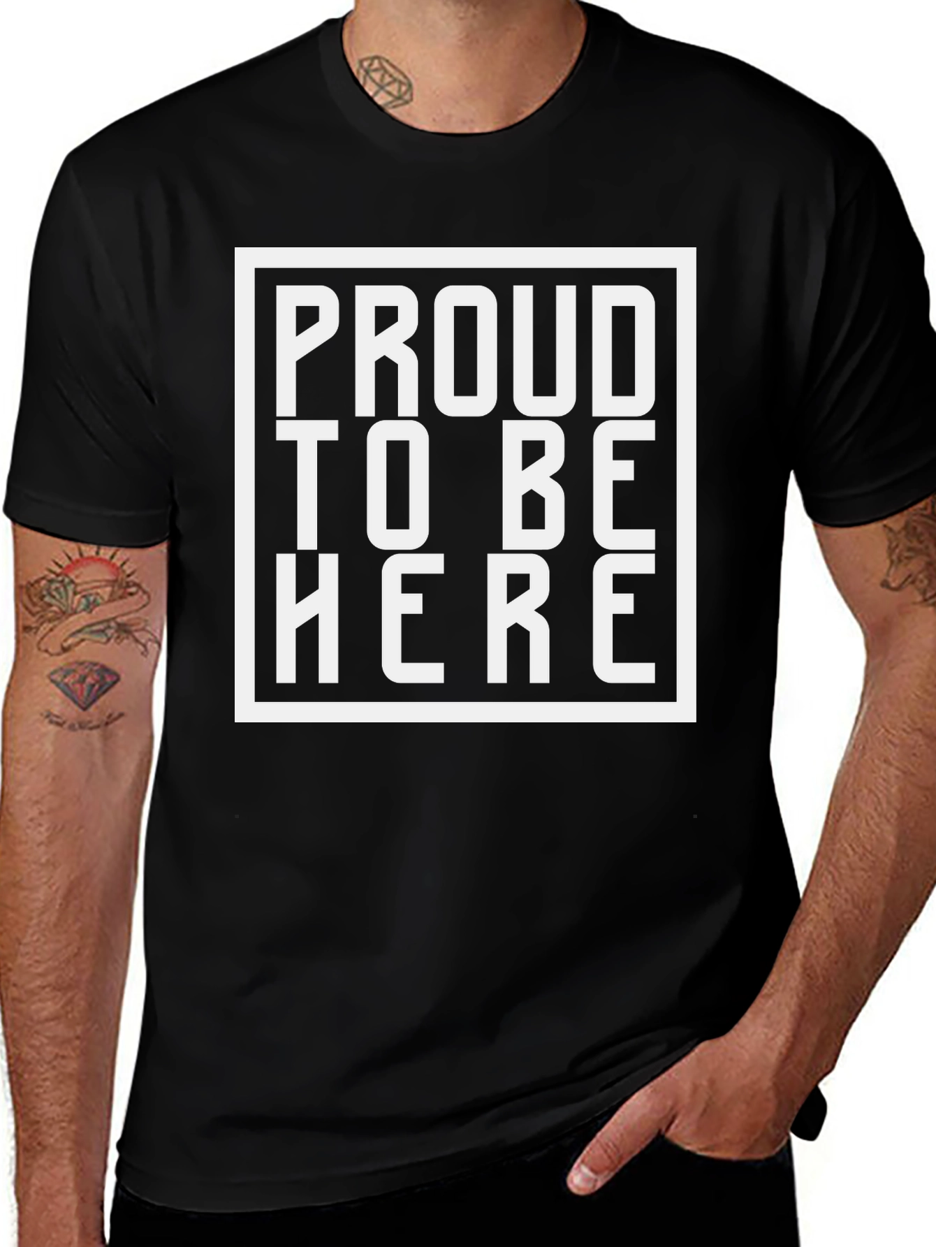 Camiseta Negra Proud To Be Here