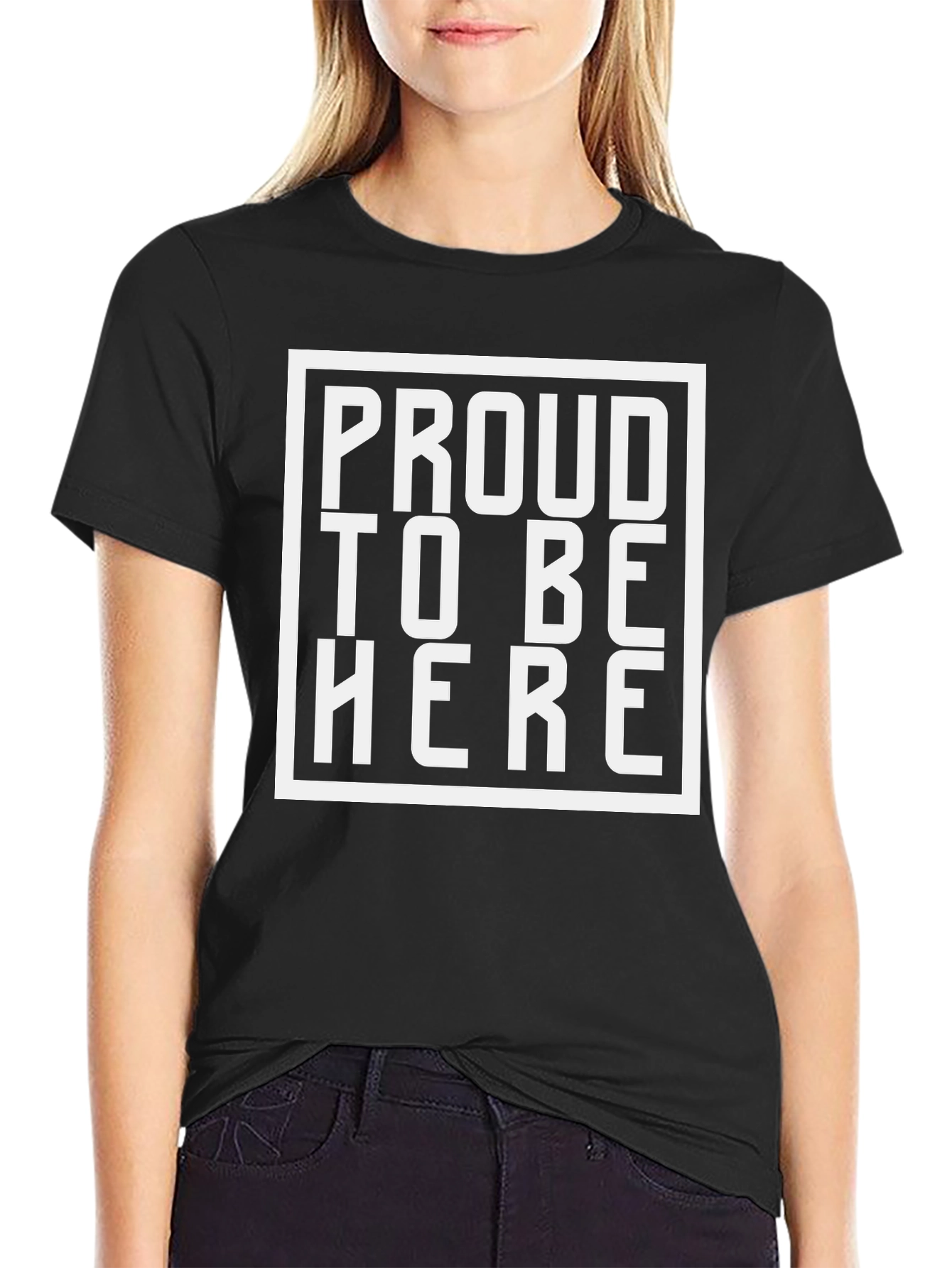 Camiseta Negra Proud To Be Here