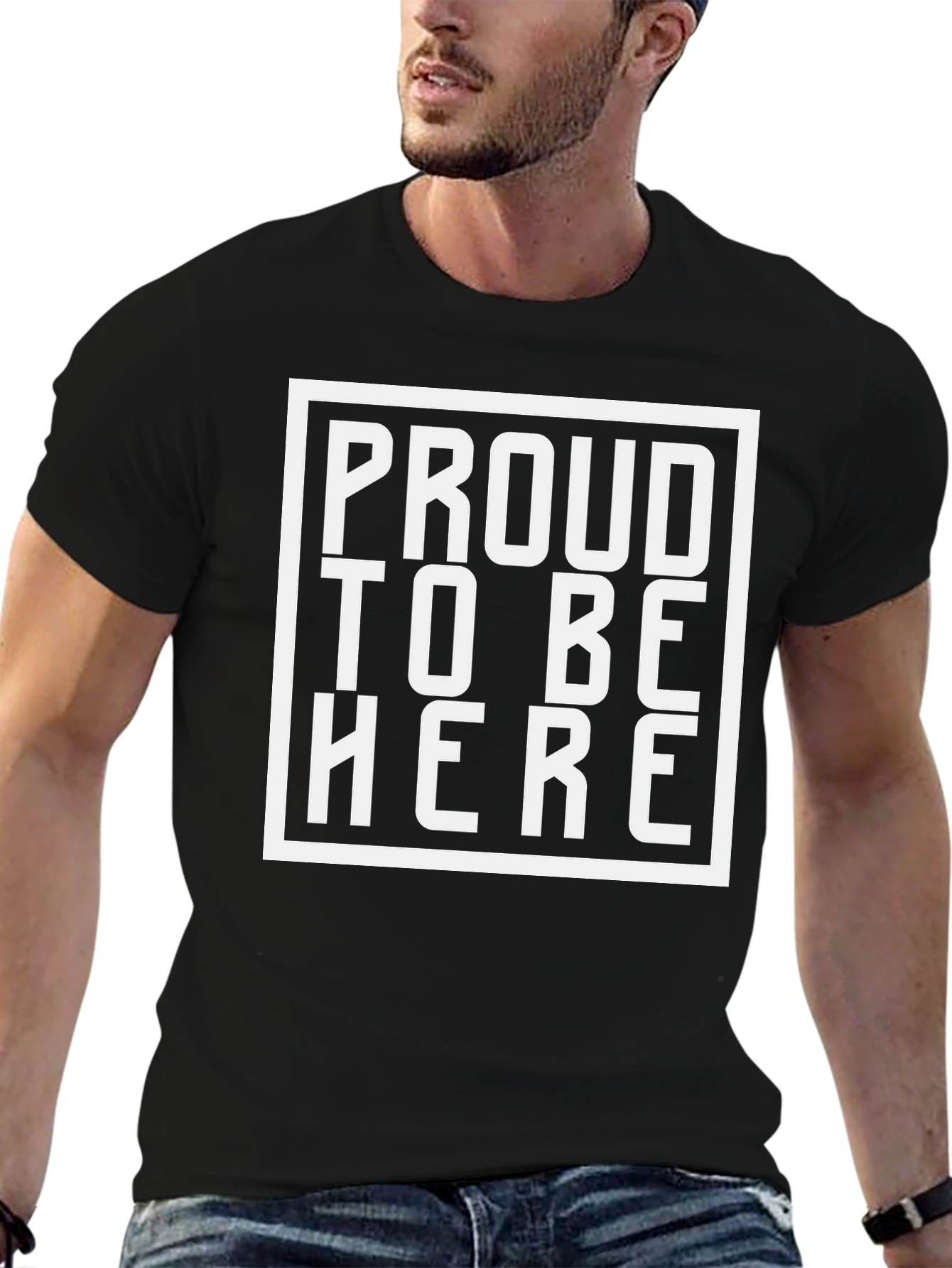Camiseta Negra Proud To Be Here
