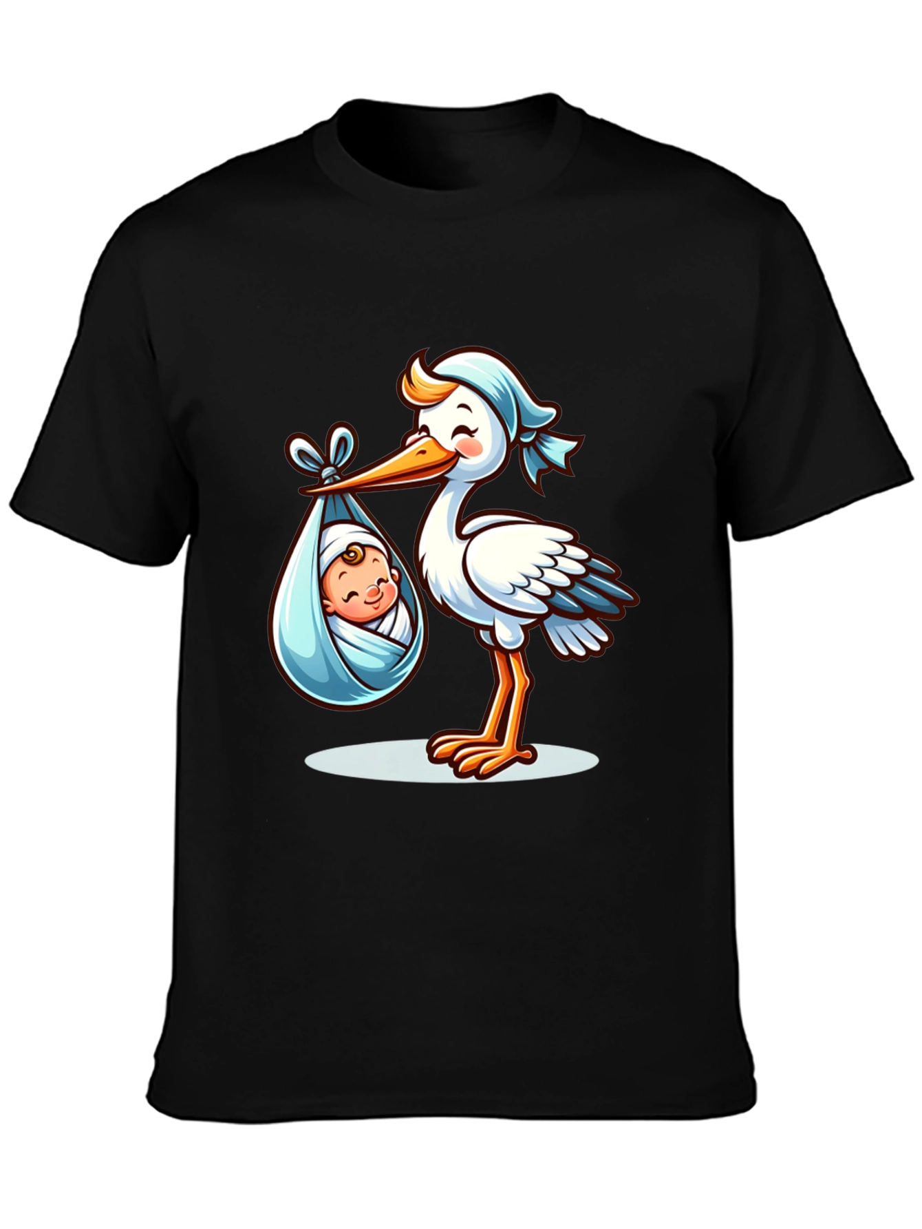 Camiseta Cigüeña Bebé - Regalo para Futuros Padres