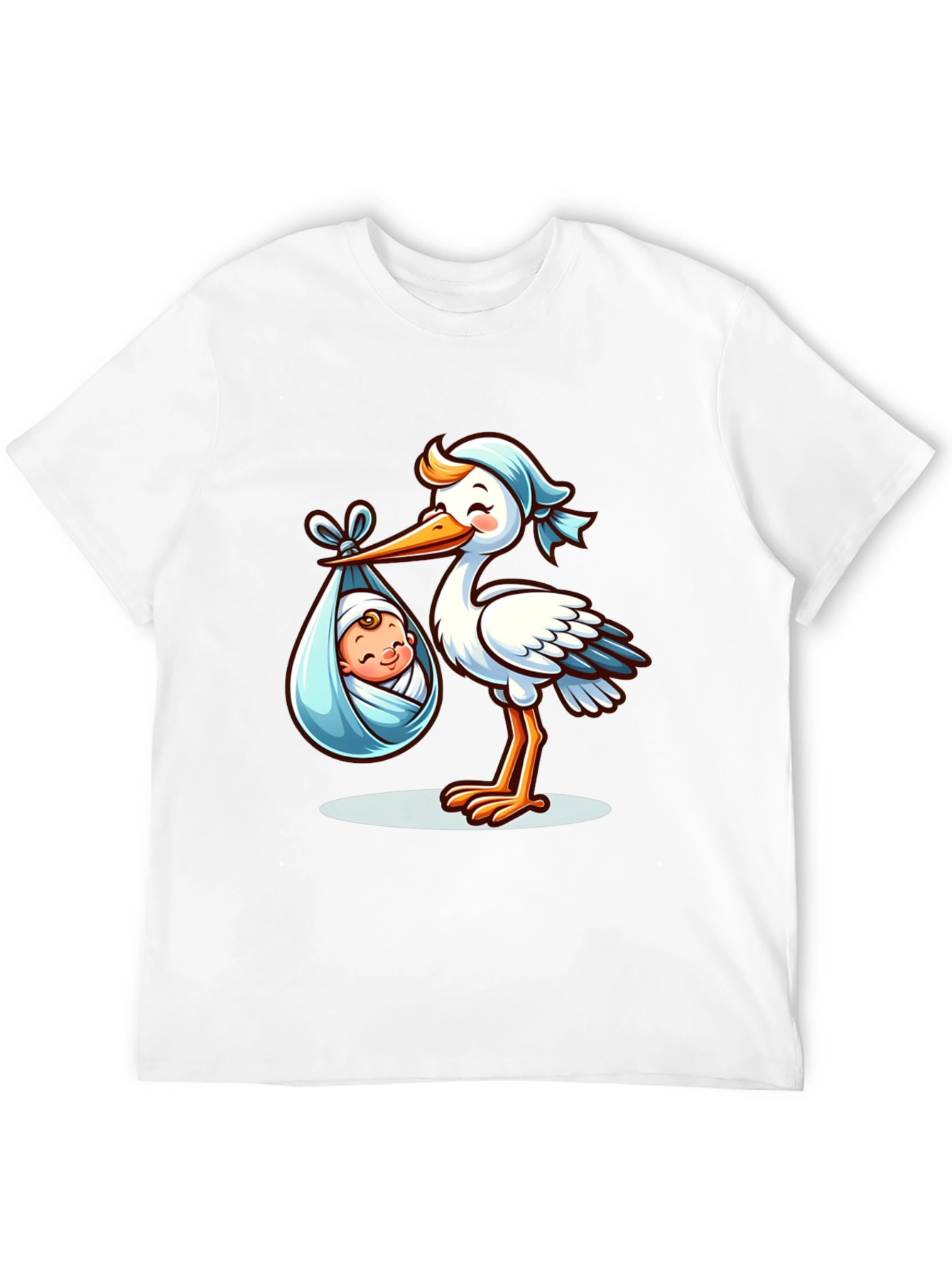 Camiseta Cigüeña Bebé - Regalo para Futuros Padres