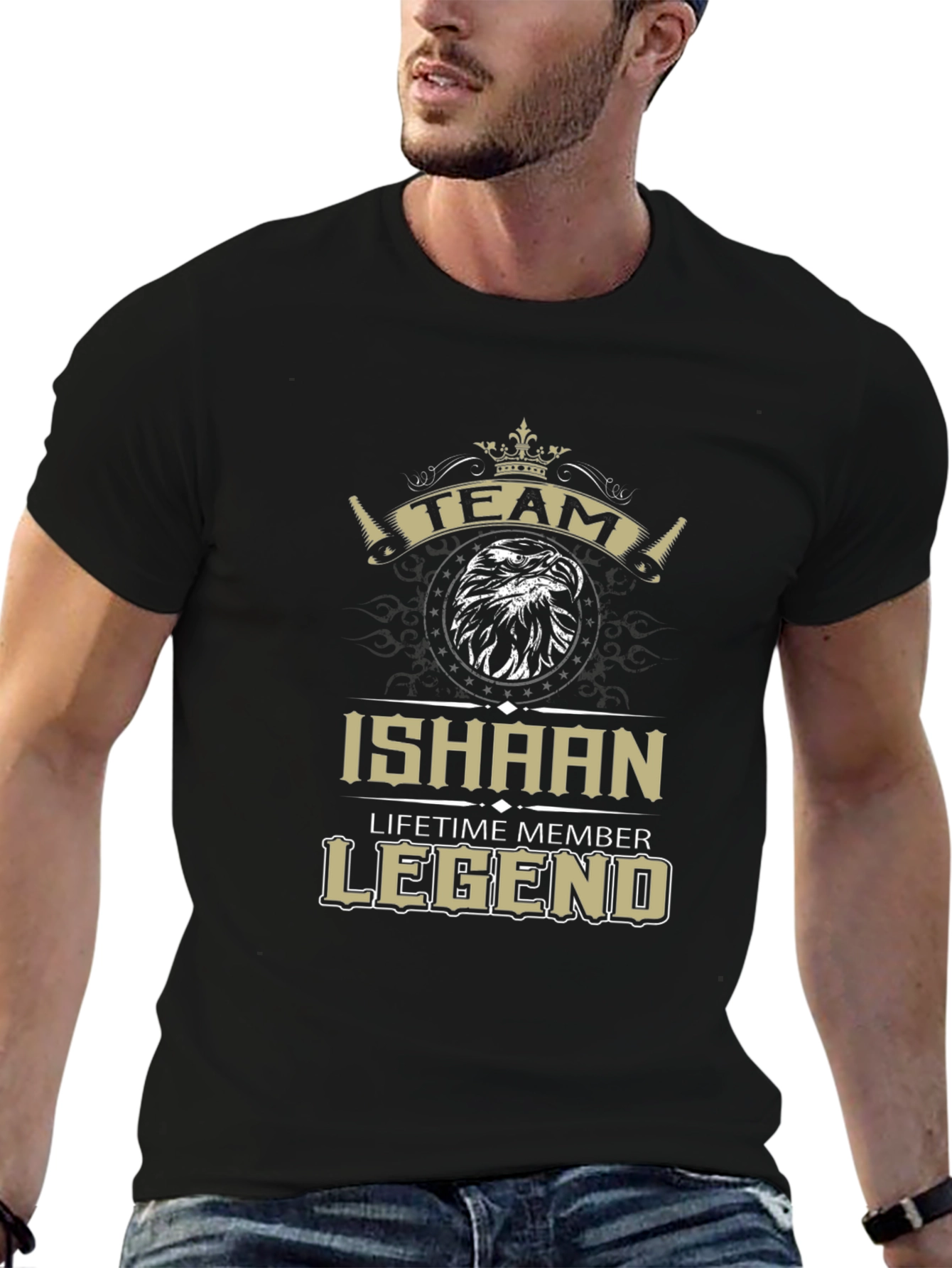 Camiseta Negra Ishaan Legend - Edición Limitada