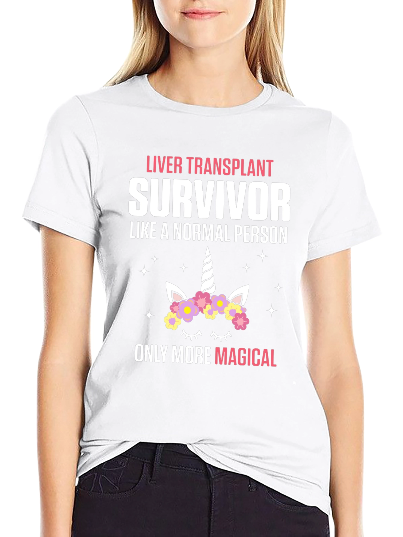 Camiseta Transplante de Hígado - Superviviente Mágico