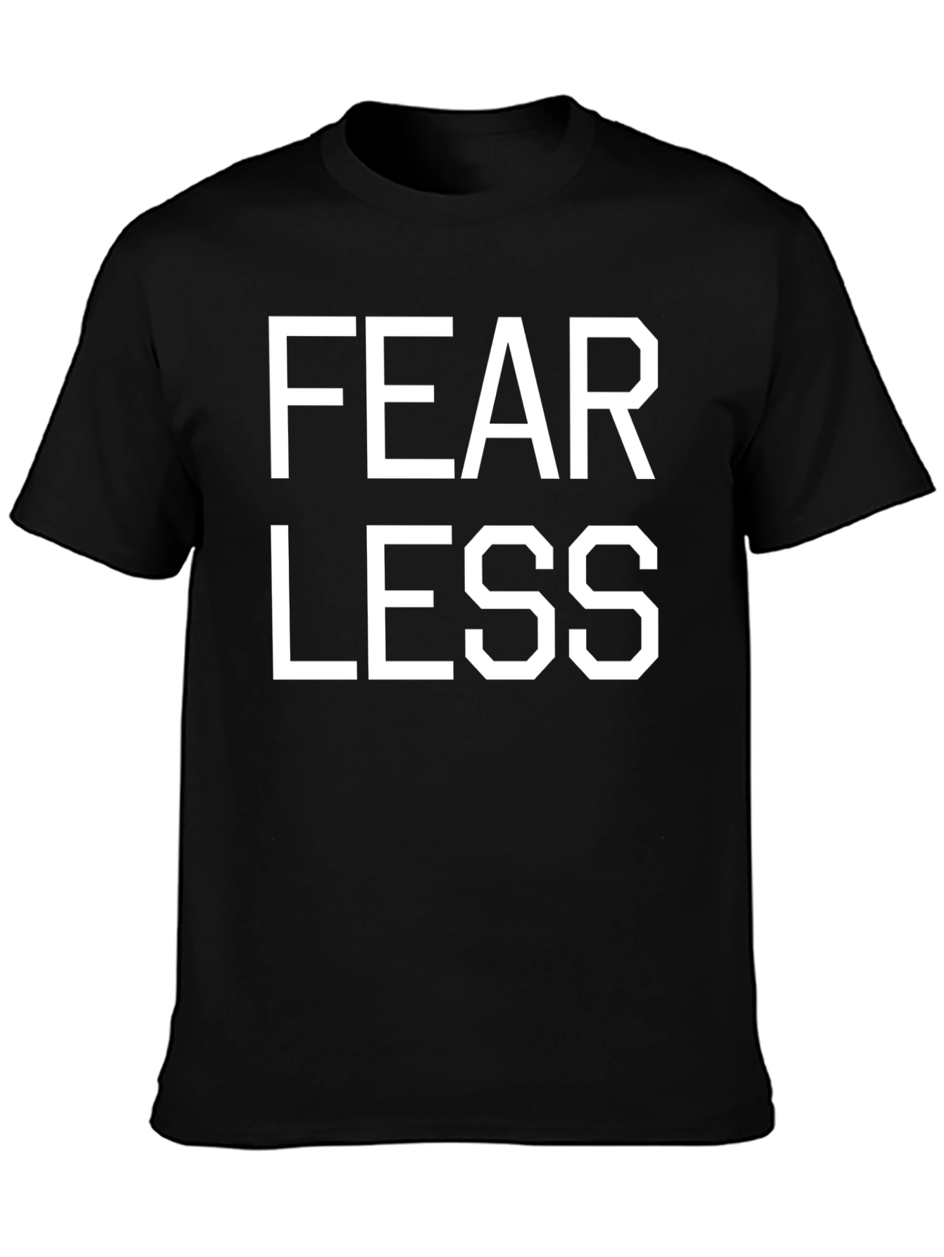 Camiseta Negra FEAR LESS para Hombre