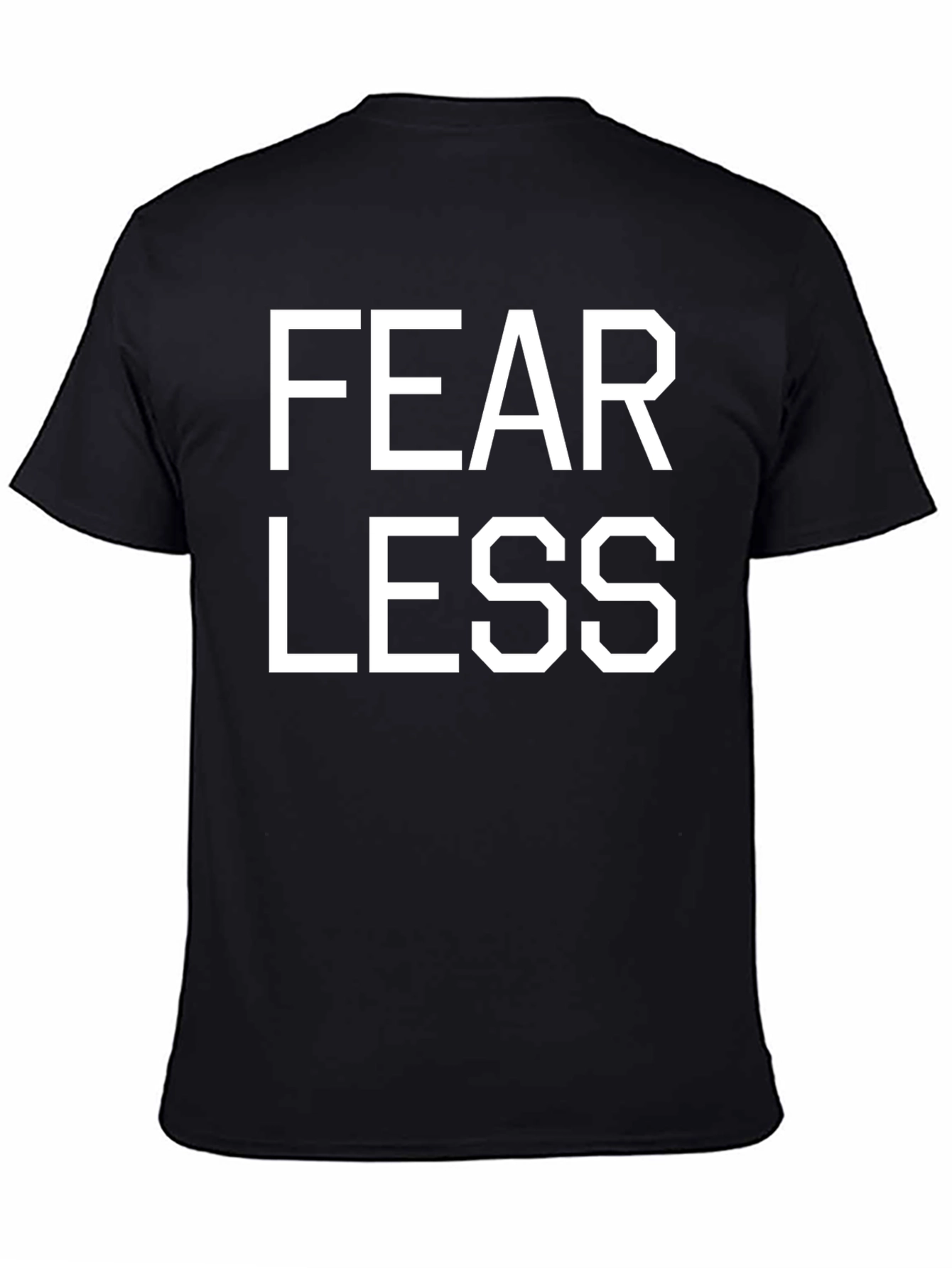 Camiseta Negra FEAR LESS para Hombre