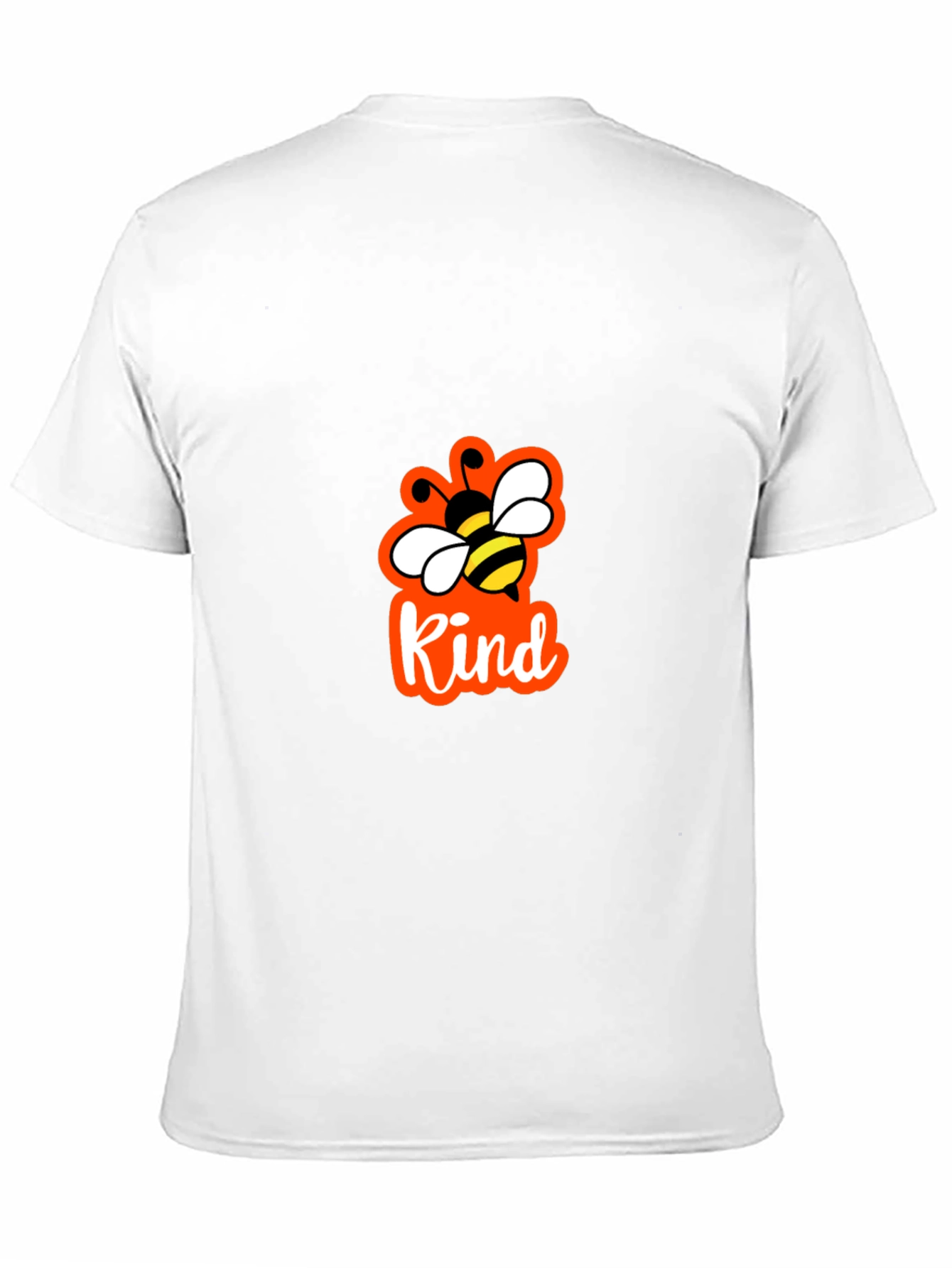Camiseta Negra con Abeja y Letras Kind