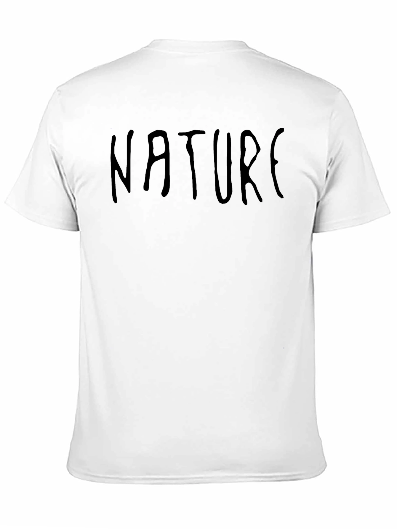 Camiseta Negra Naturaleza Casual para Hombre