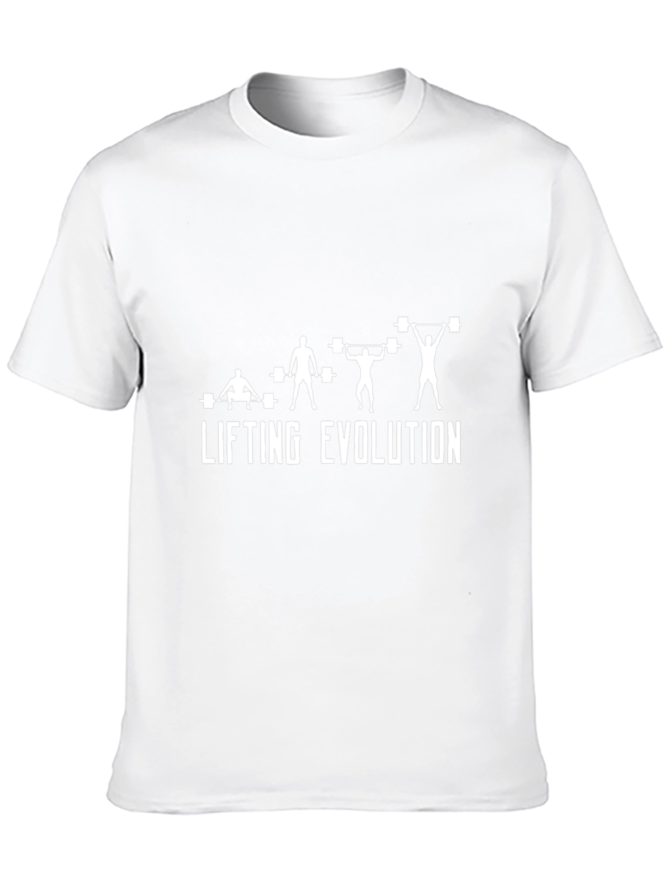 Camiseta Negra Evolución del Levantamiento para Gimnasio