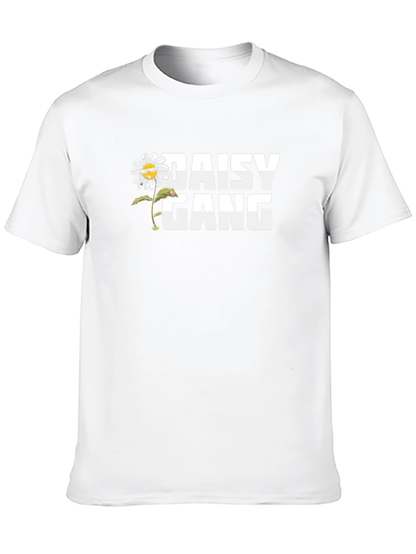Camiseta Negra Daisy Gang - Estilo Urbano