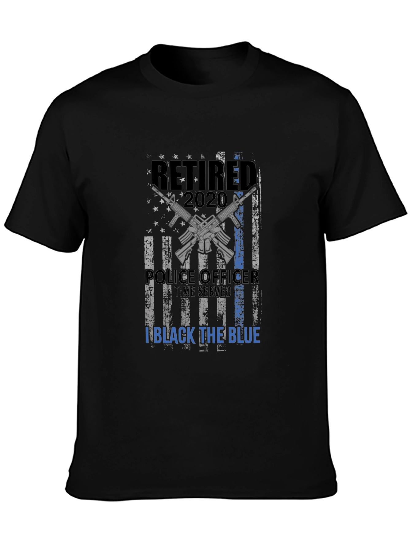 Camiseta Hombre Retirado Policía 2020