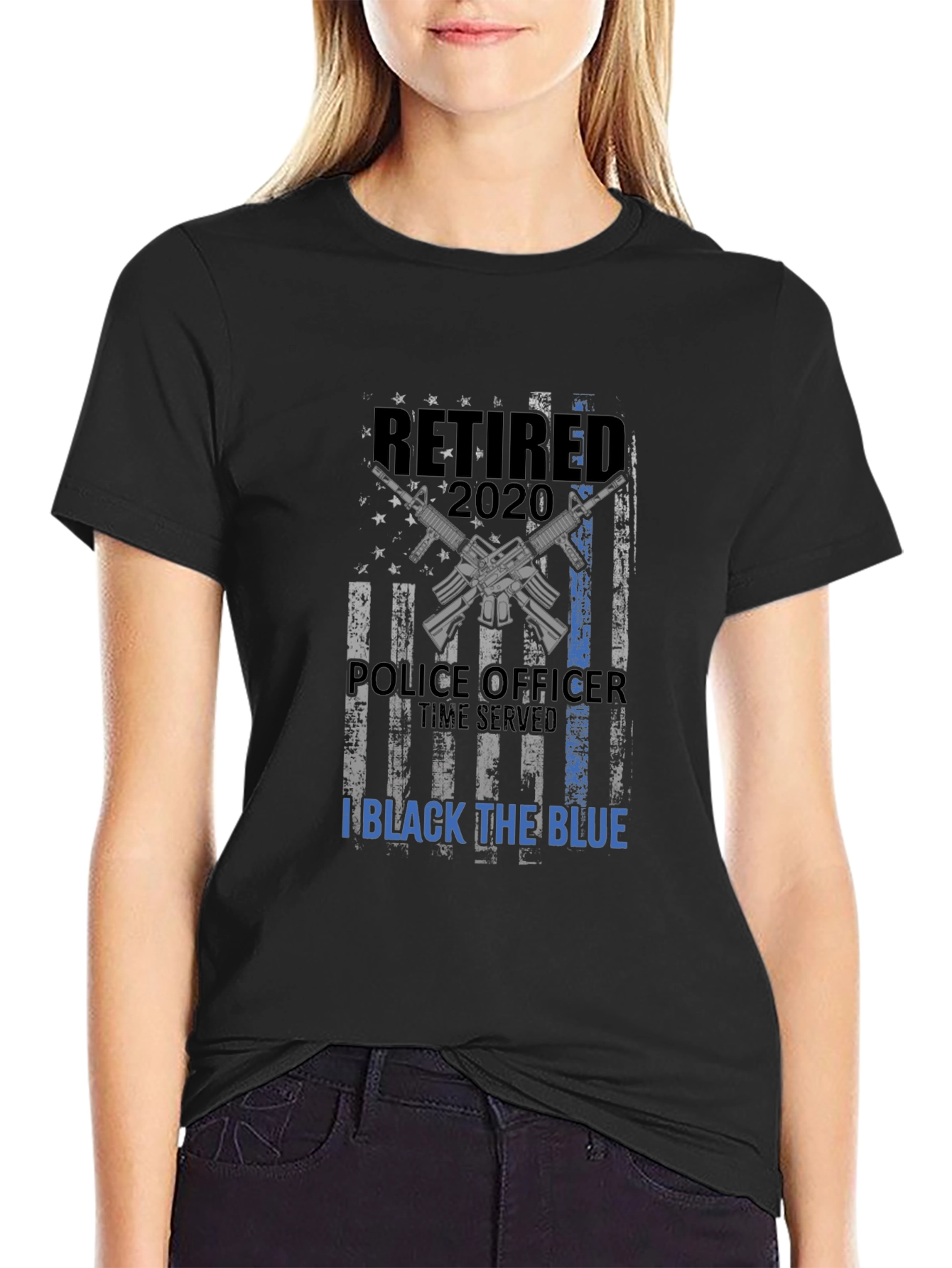 Camiseta Hombre Retirado Policía 2020