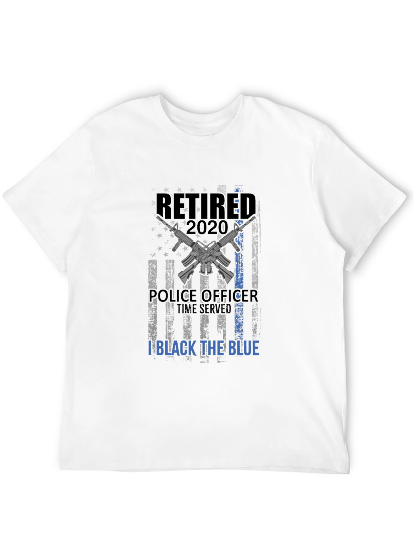 Camiseta Hombre Retirado Policía 2020