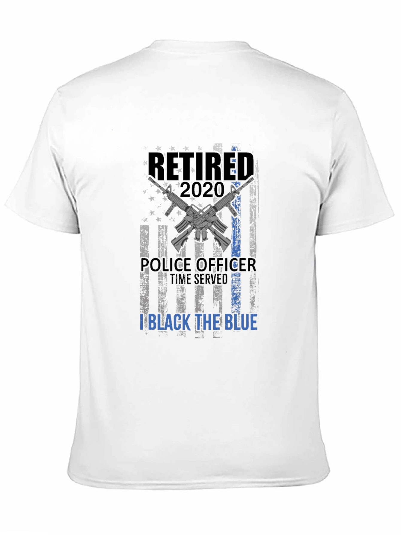 Camiseta Hombre Retirado Policía 2020