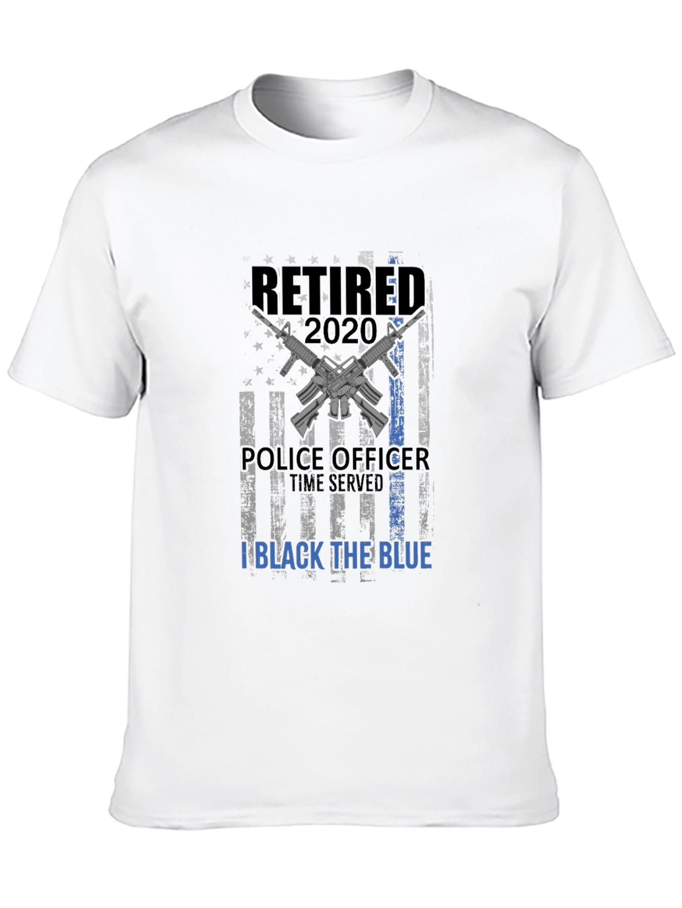 Camiseta Hombre Retirado Policía 2020