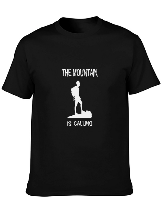 Camiseta Negra La Montaña Llama
