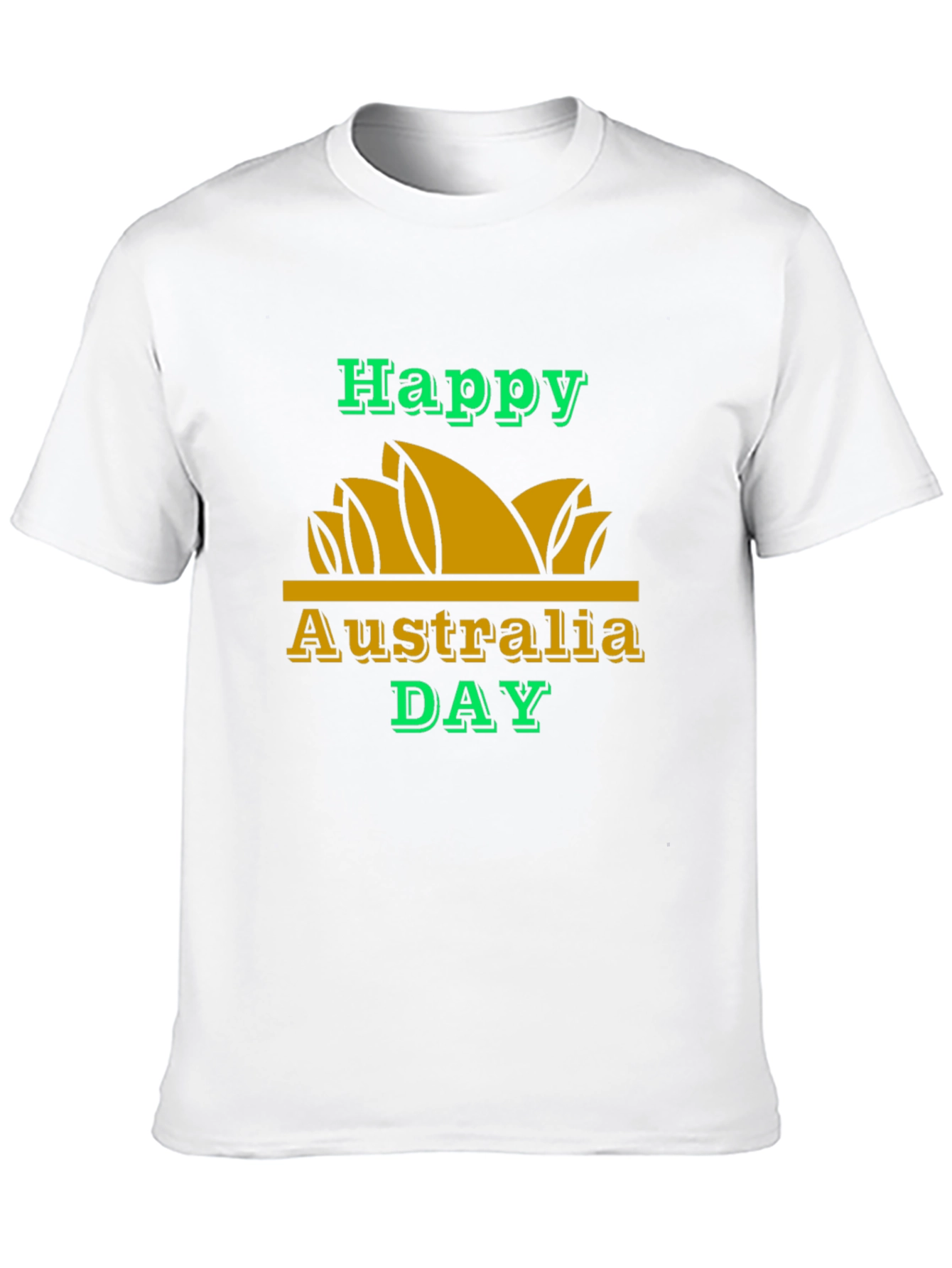 Camiseta Negra Feliz Día de Australia