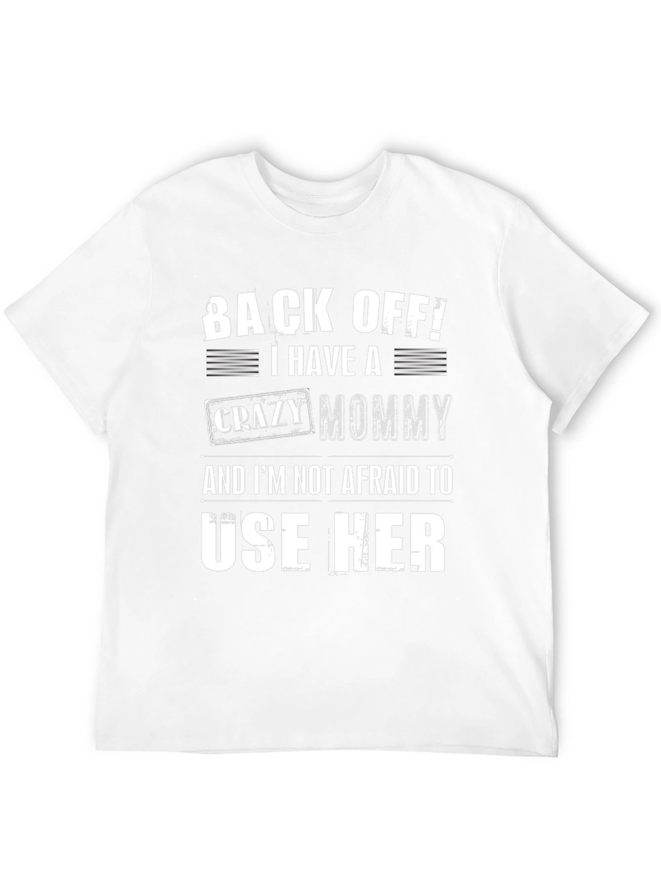 Camiseta Negra con Mensaje Divertido para Mamás