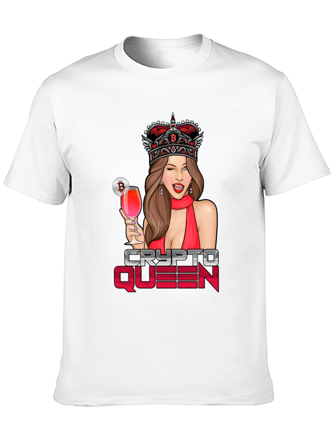 Camiseta Crypto Queen Bitcoin para hombre