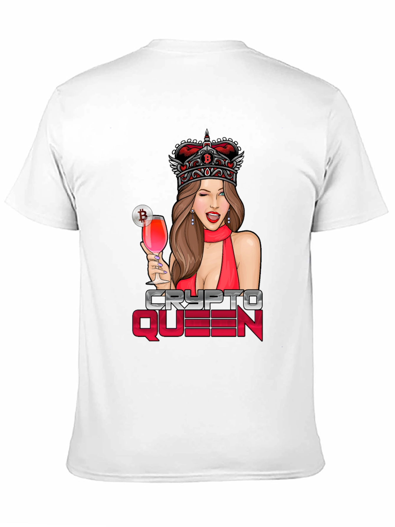 Camiseta Crypto Queen Bitcoin para hombre