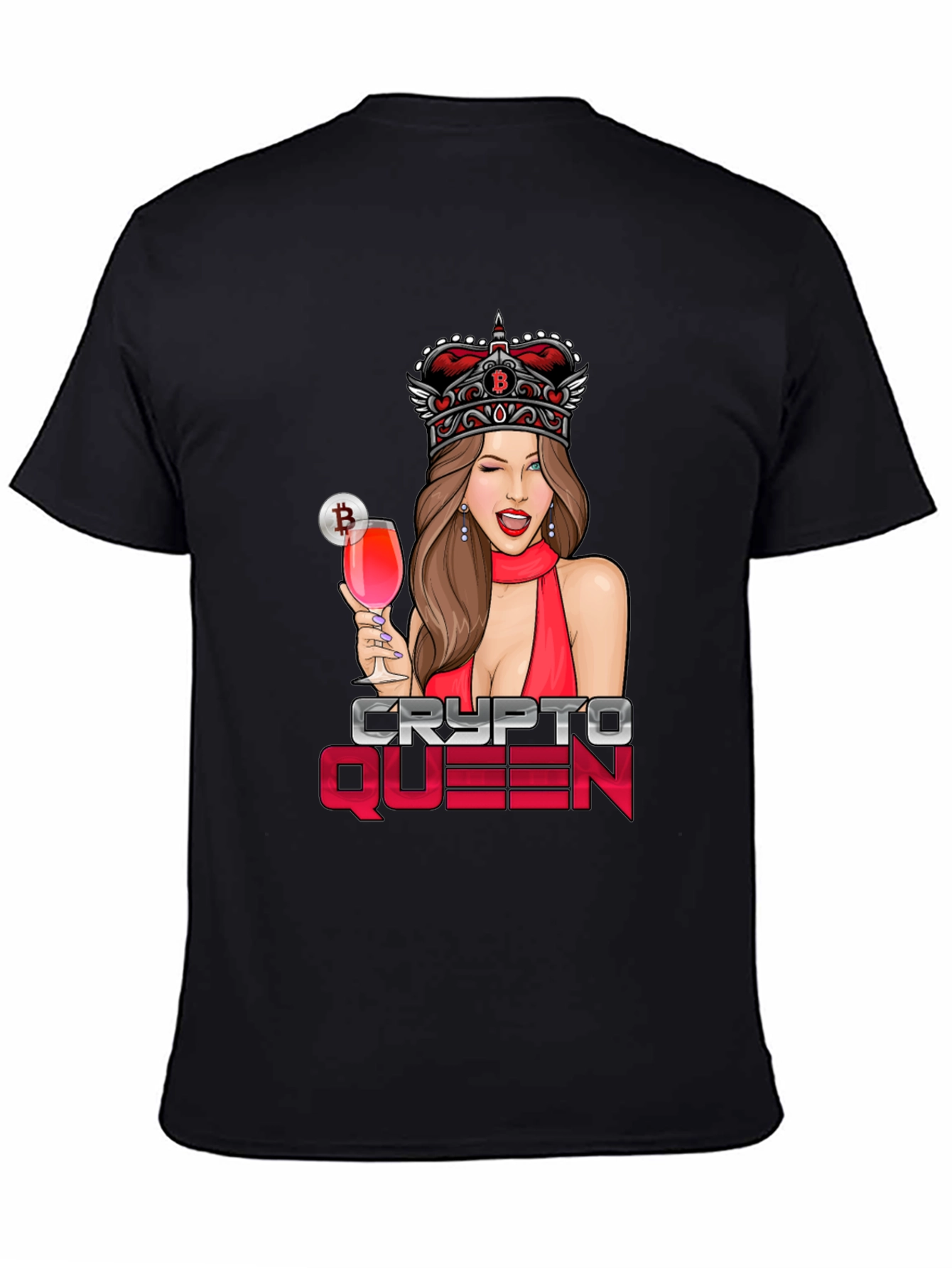 Camiseta Crypto Queen Bitcoin para hombre