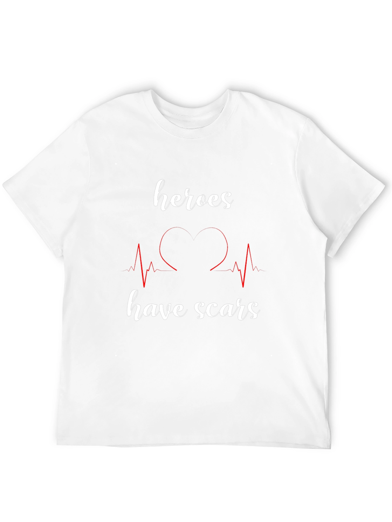 Camiseta Negra Héroes Tienen Cicatrices