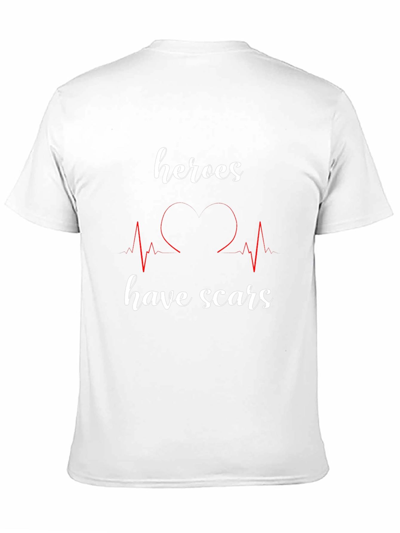 Camiseta Negra Héroes Tienen Cicatrices
