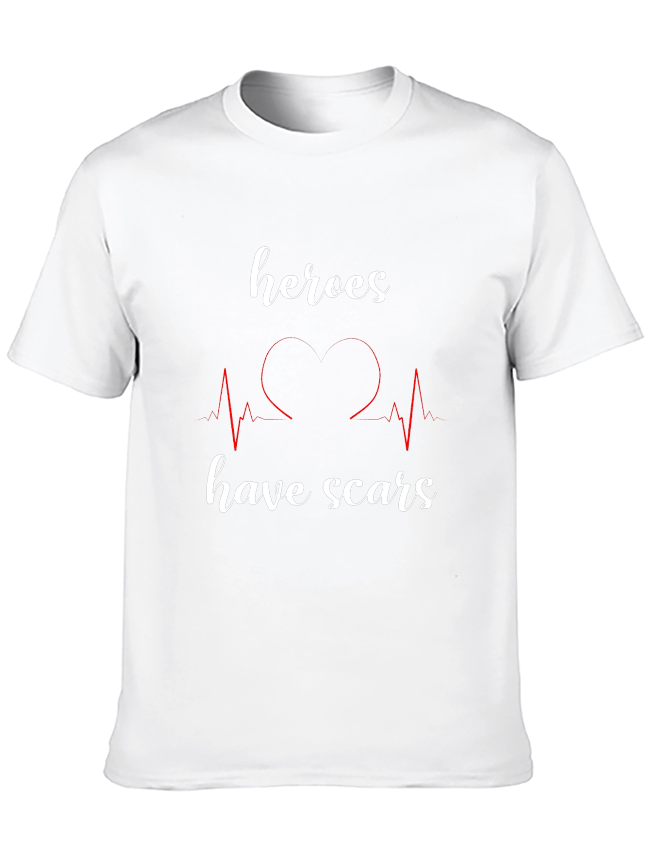 Camiseta Negra Héroes Tienen Cicatrices
