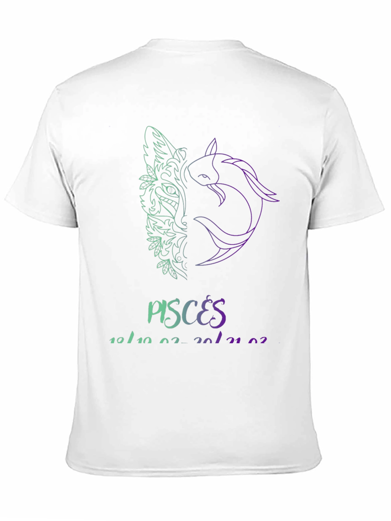 Camiseta Negra Pisces: Diseño Único