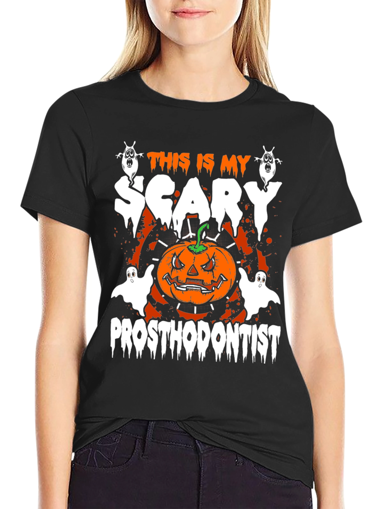 Camiseta Halloween Dentista Espeluznante