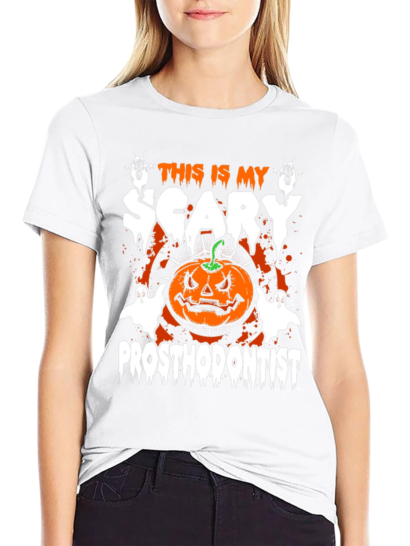 Camiseta Halloween Dentista Espeluznante