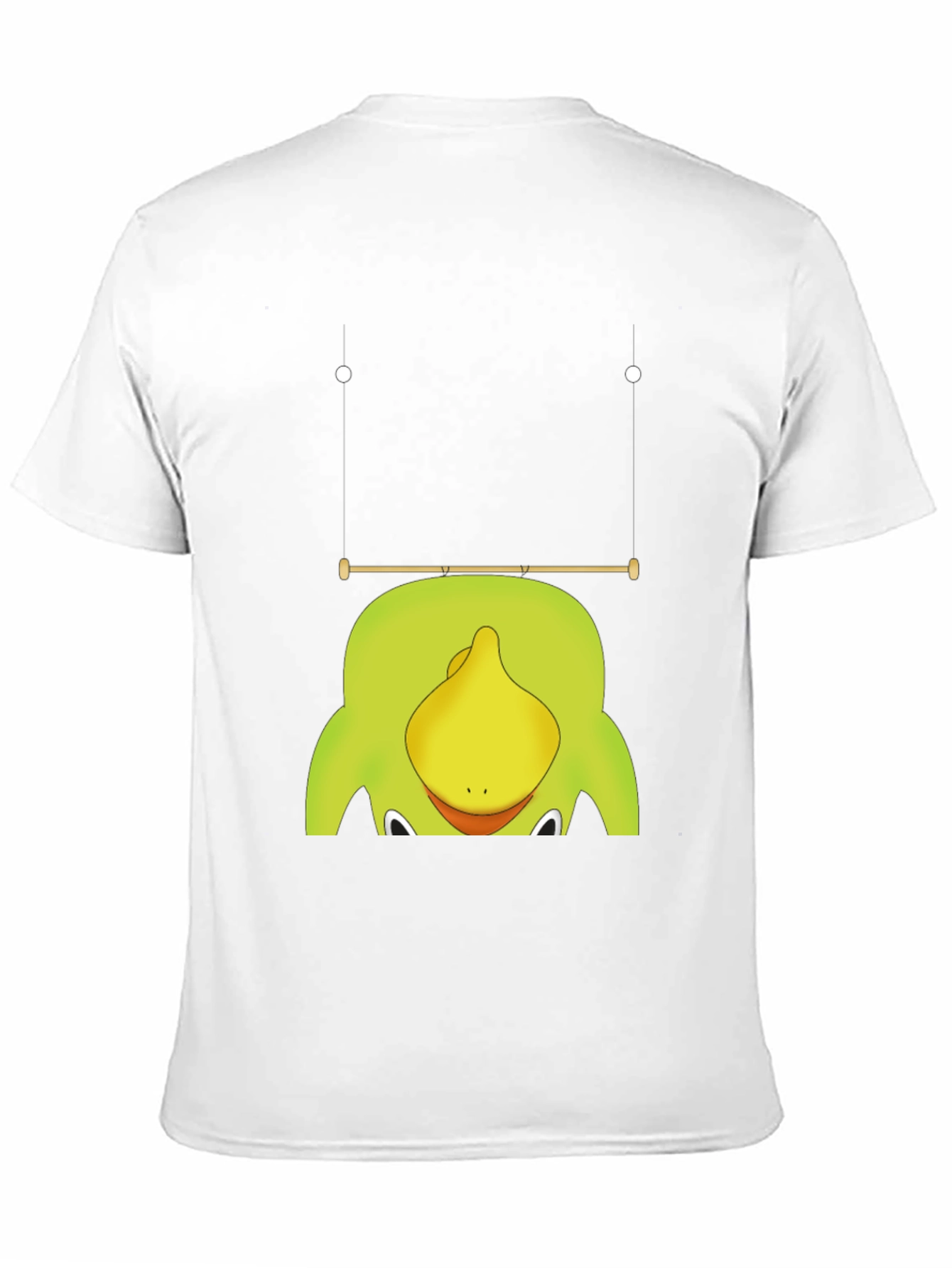 Camiseta Negra con Diseño Divertido de Personaje Animado