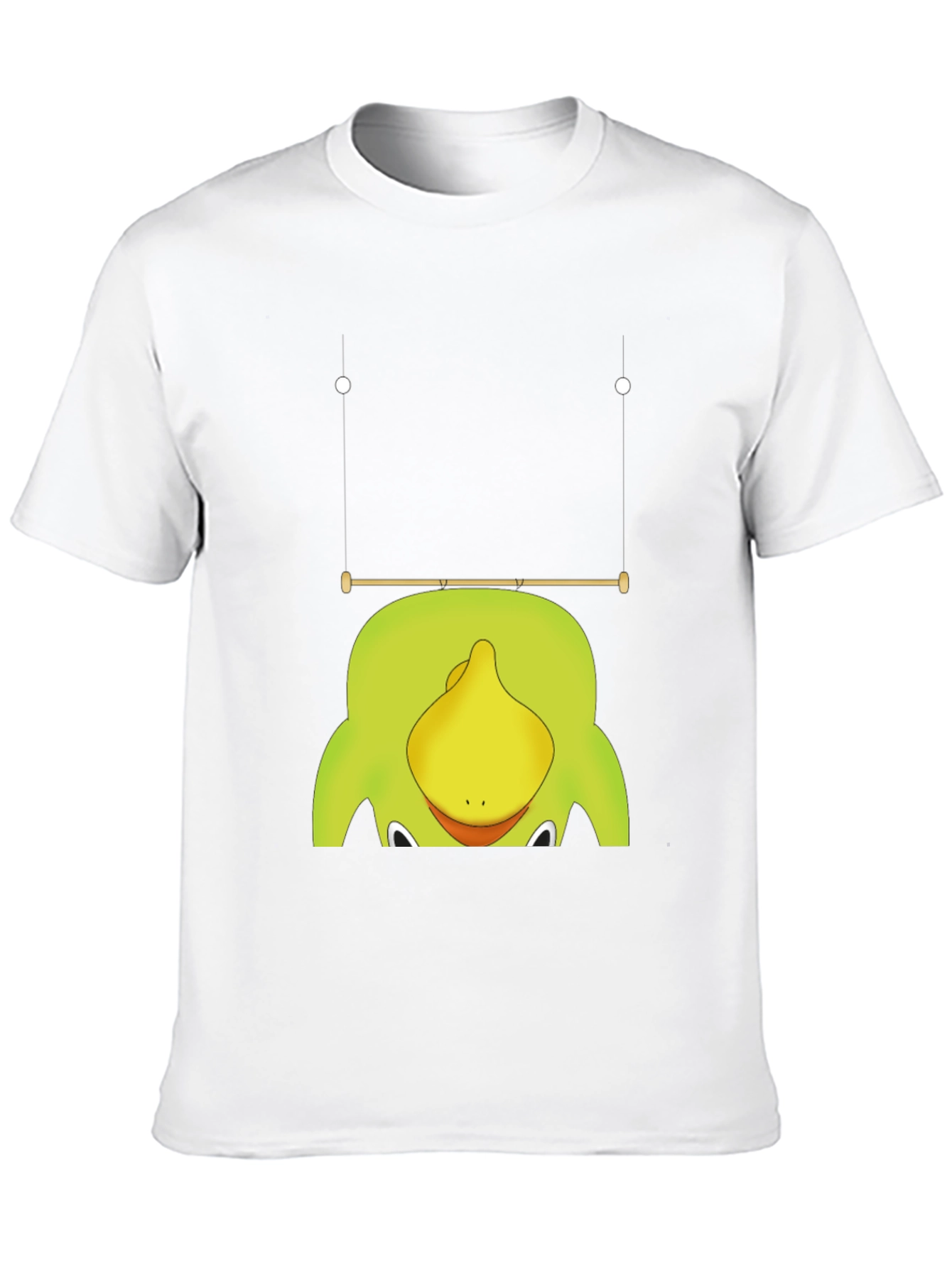 Camiseta Negra con Diseño Divertido de Personaje Animado