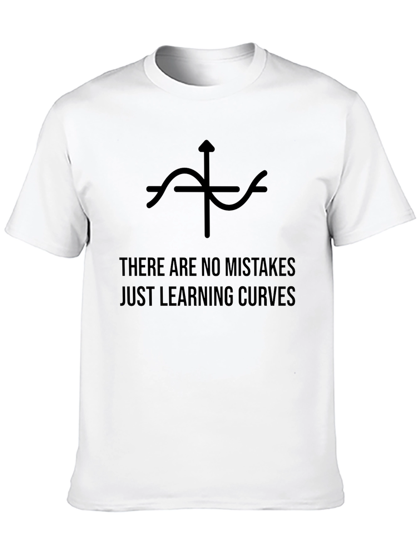 Camiseta Negra: Sin Errores Solo Curvas de Aprendizaje