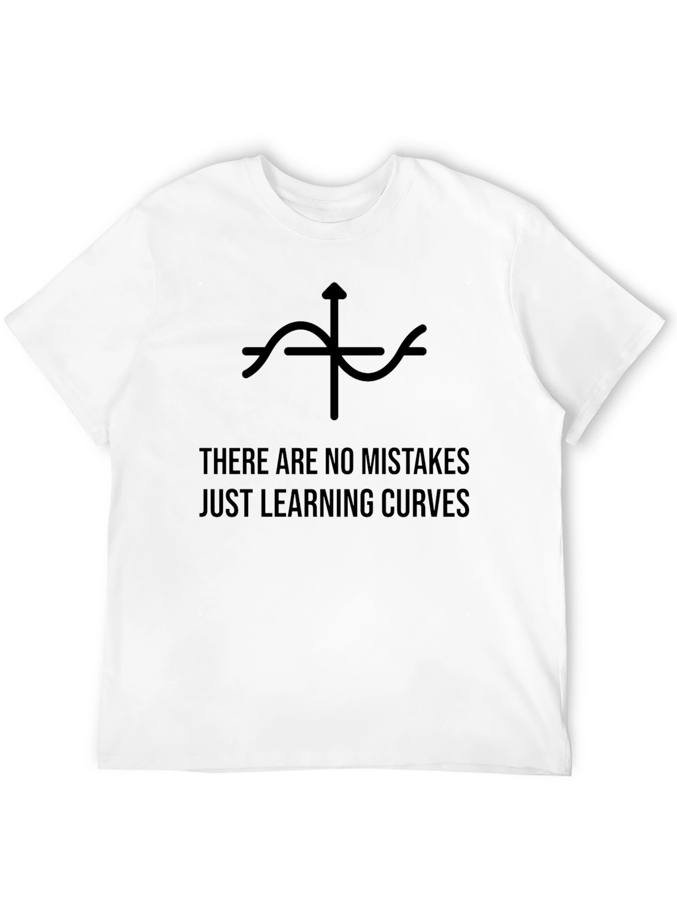 Camiseta Negra: Sin Errores Solo Curvas de Aprendizaje