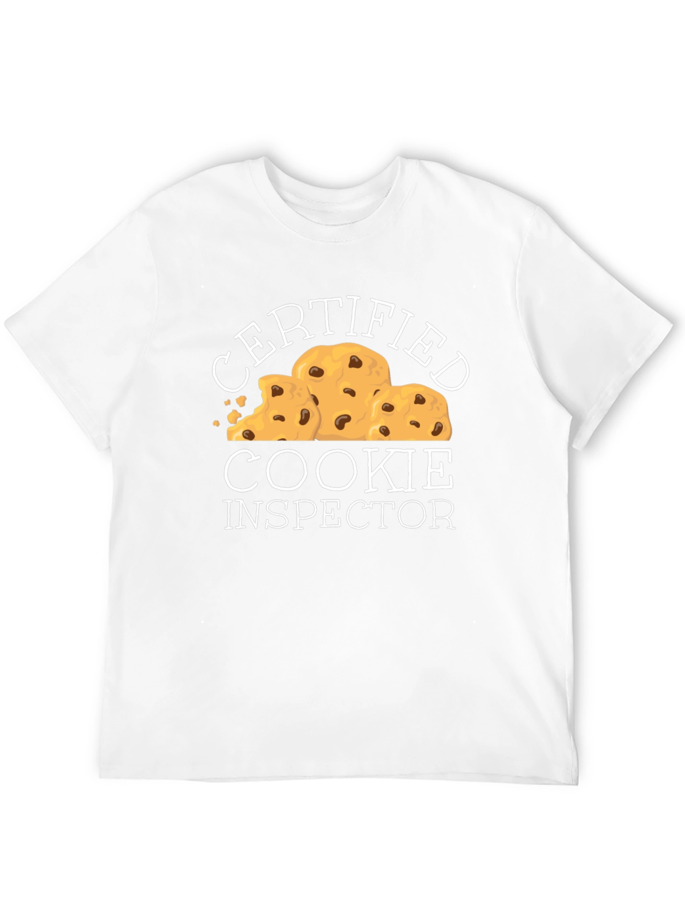 Camiseta Negra Certificado Inspector de Galletas