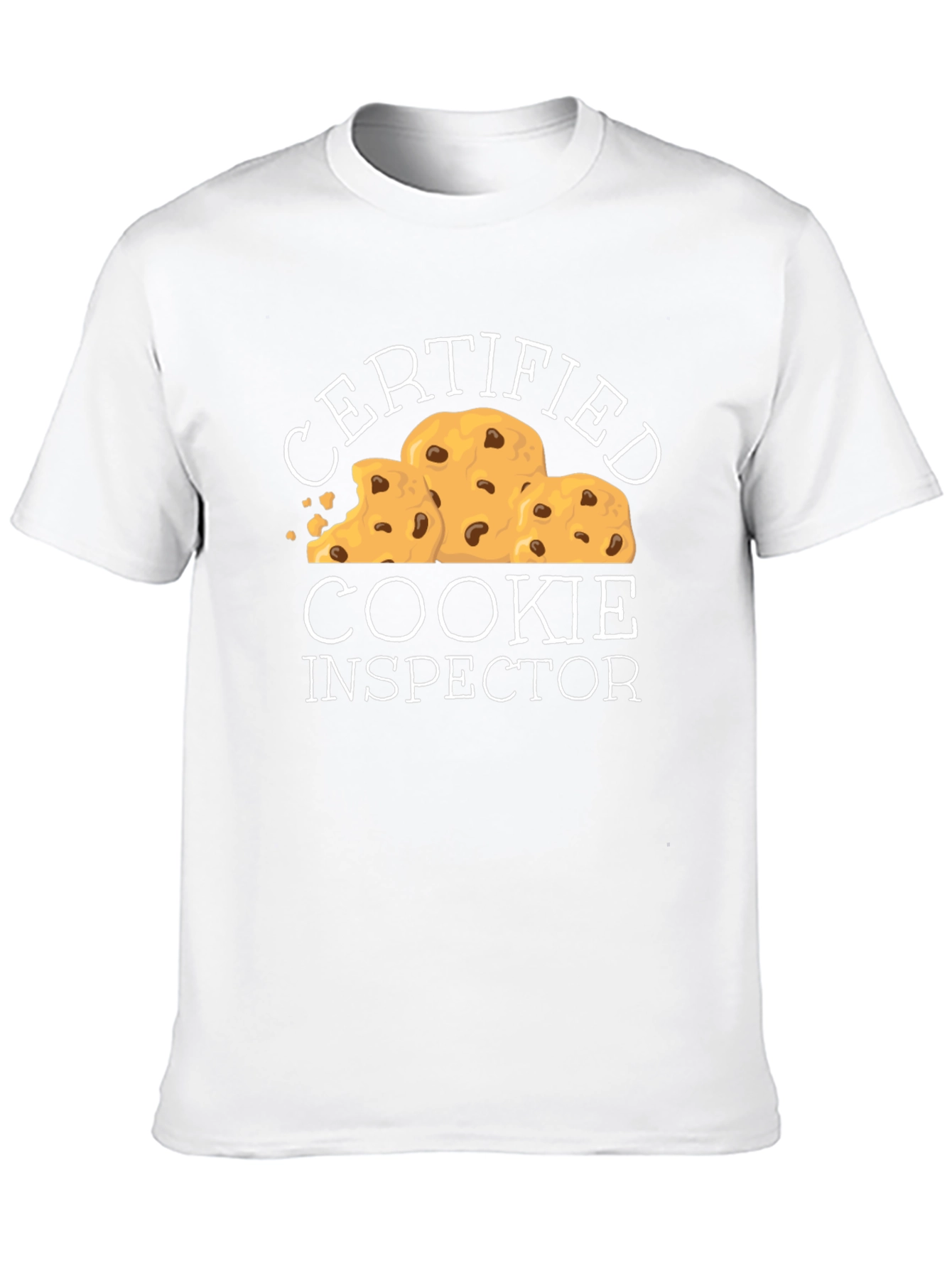 Camiseta Negra Certificado Inspector de Galletas