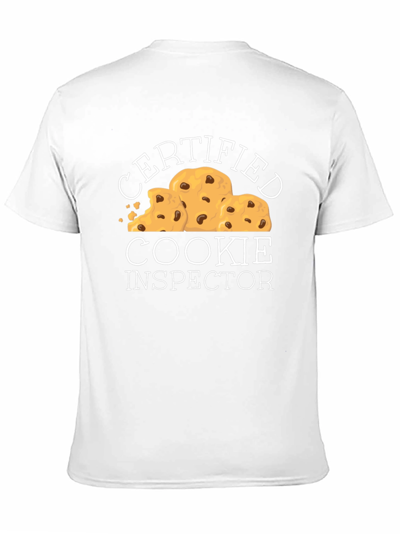 Camiseta Negra Certificado Inspector de Galletas