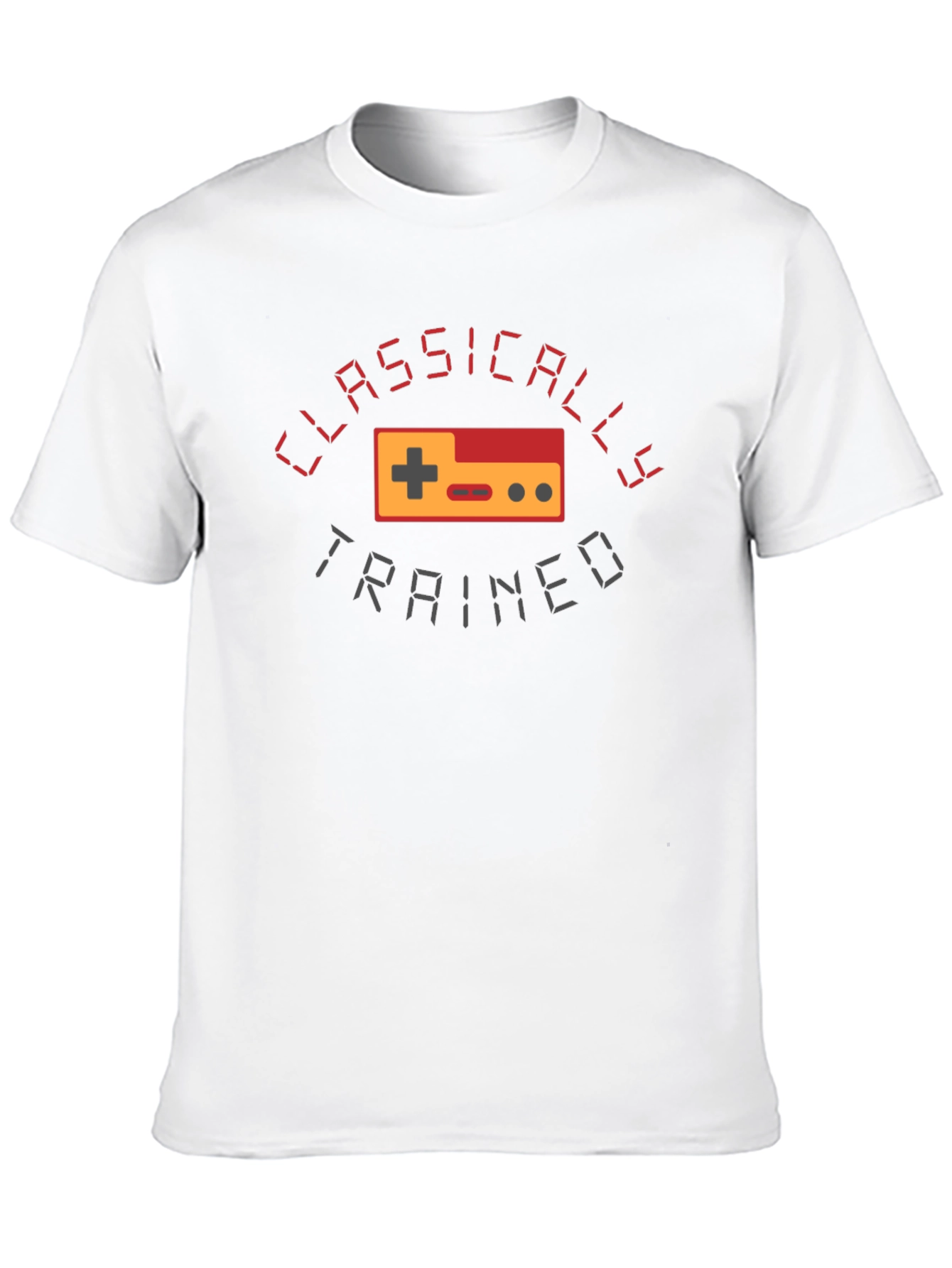Camiseta Negra Retro Gamer Classically Trained