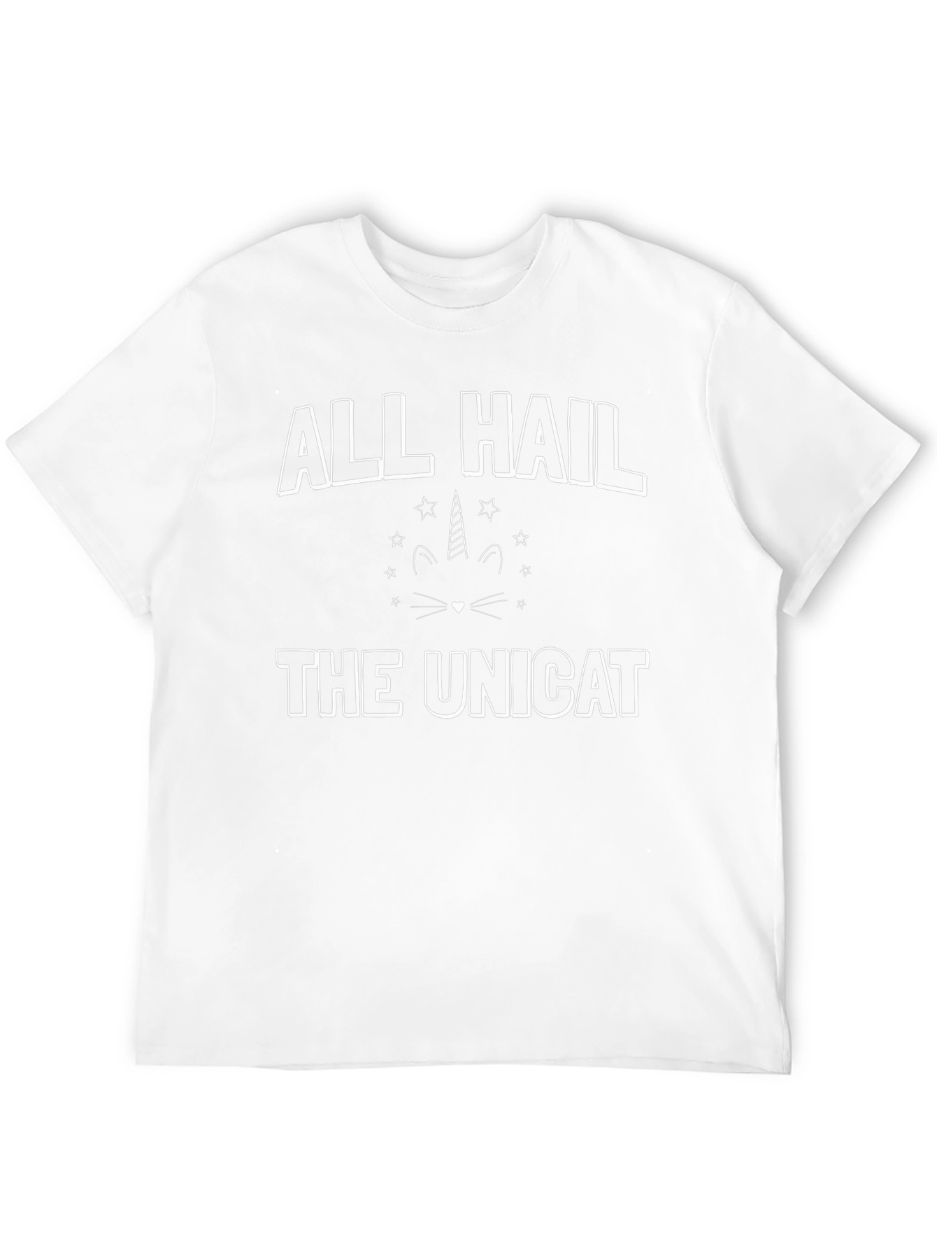 Camiseta Negra All Hail The Unicat