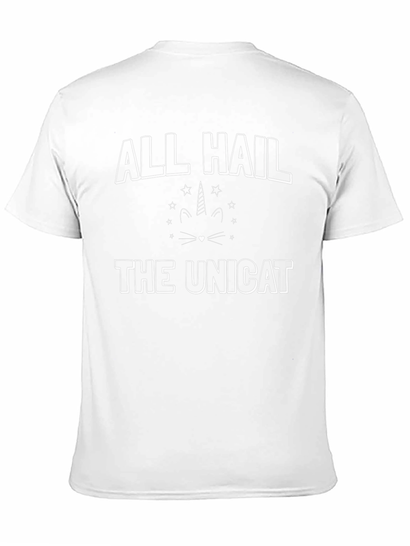 Camiseta Negra All Hail The Unicat