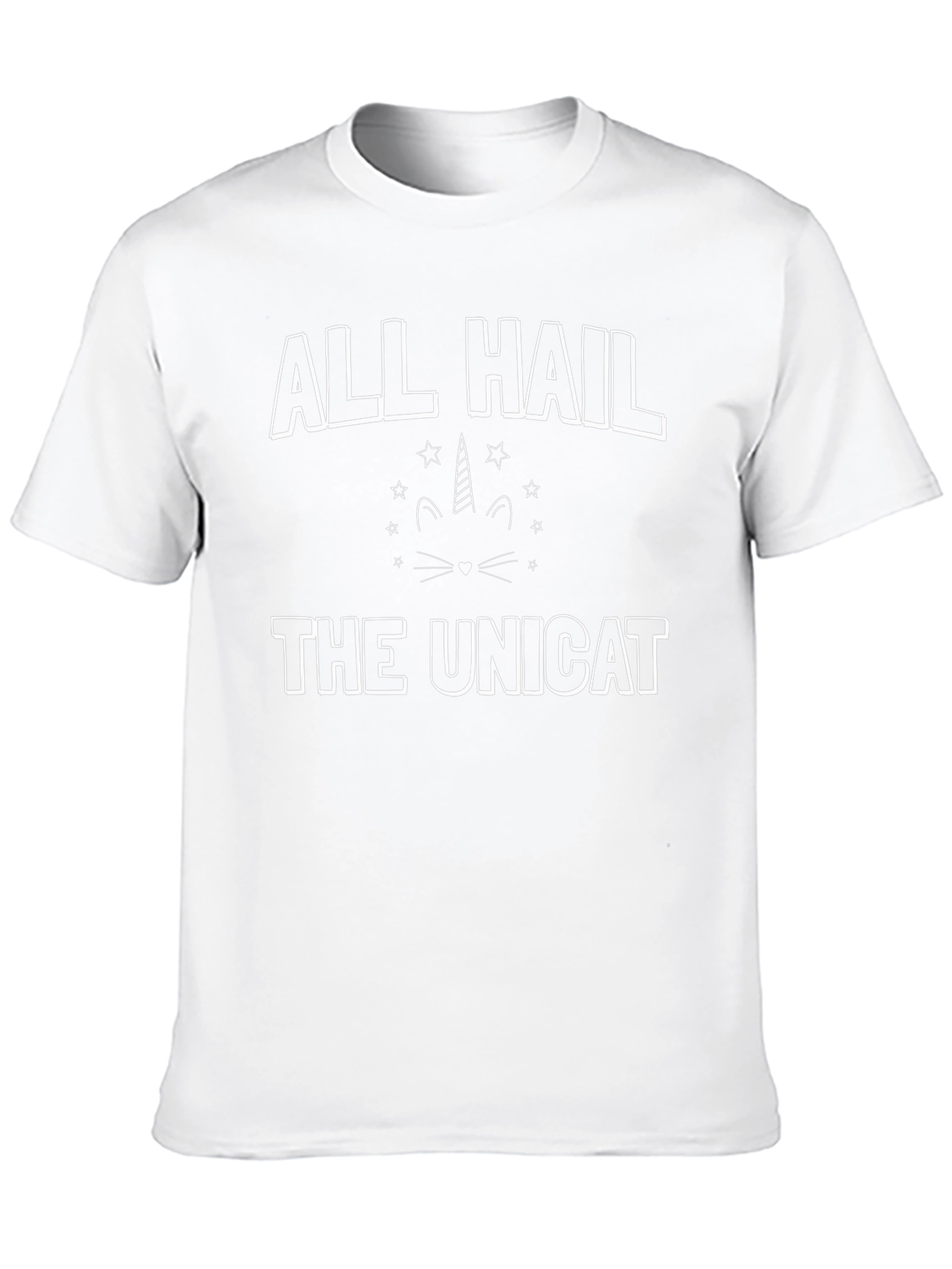 Camiseta Negra All Hail The Unicat