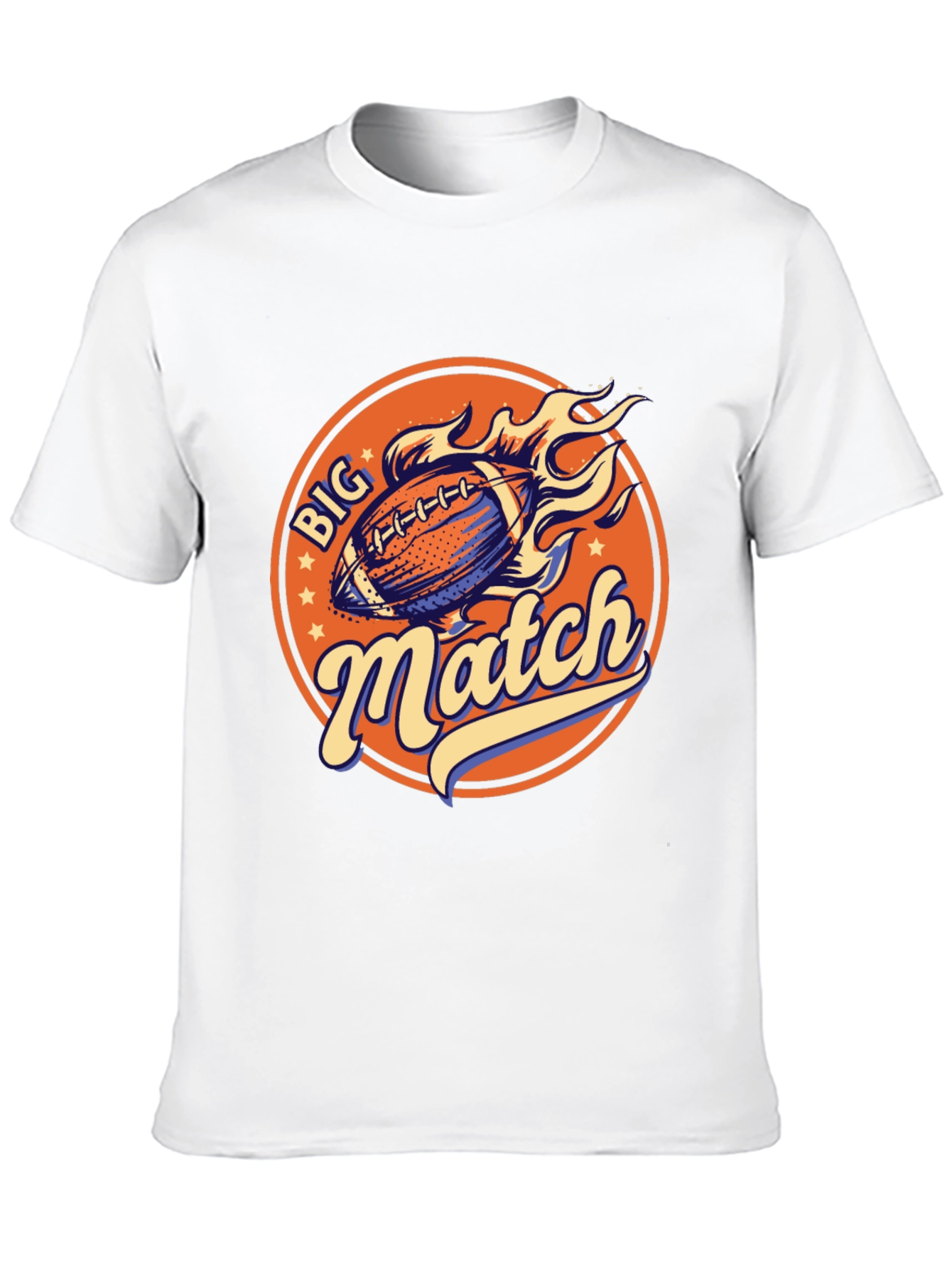 Camiseta Negra Deportiva Big Match
