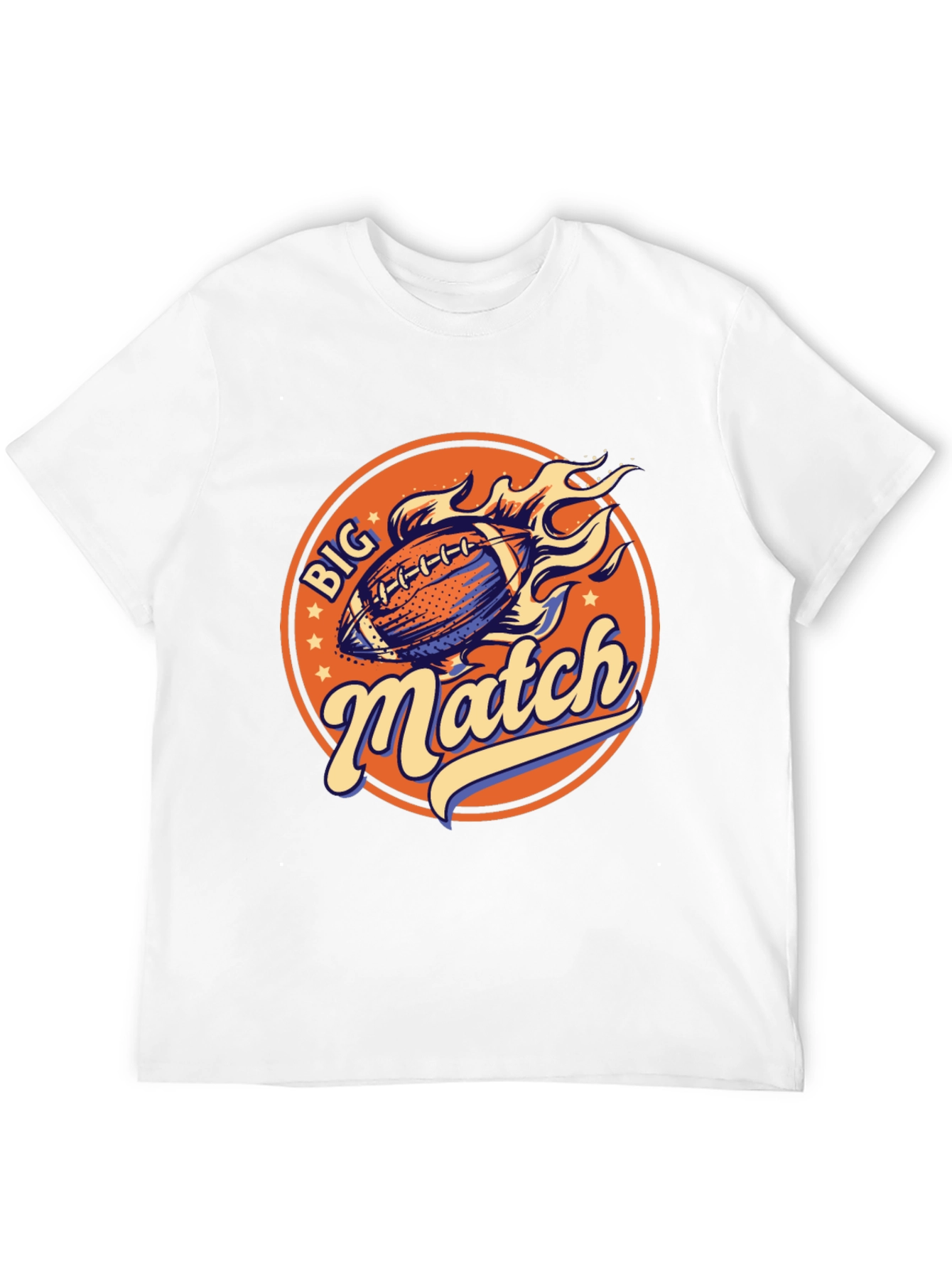 Camiseta Negra Deportiva Big Match