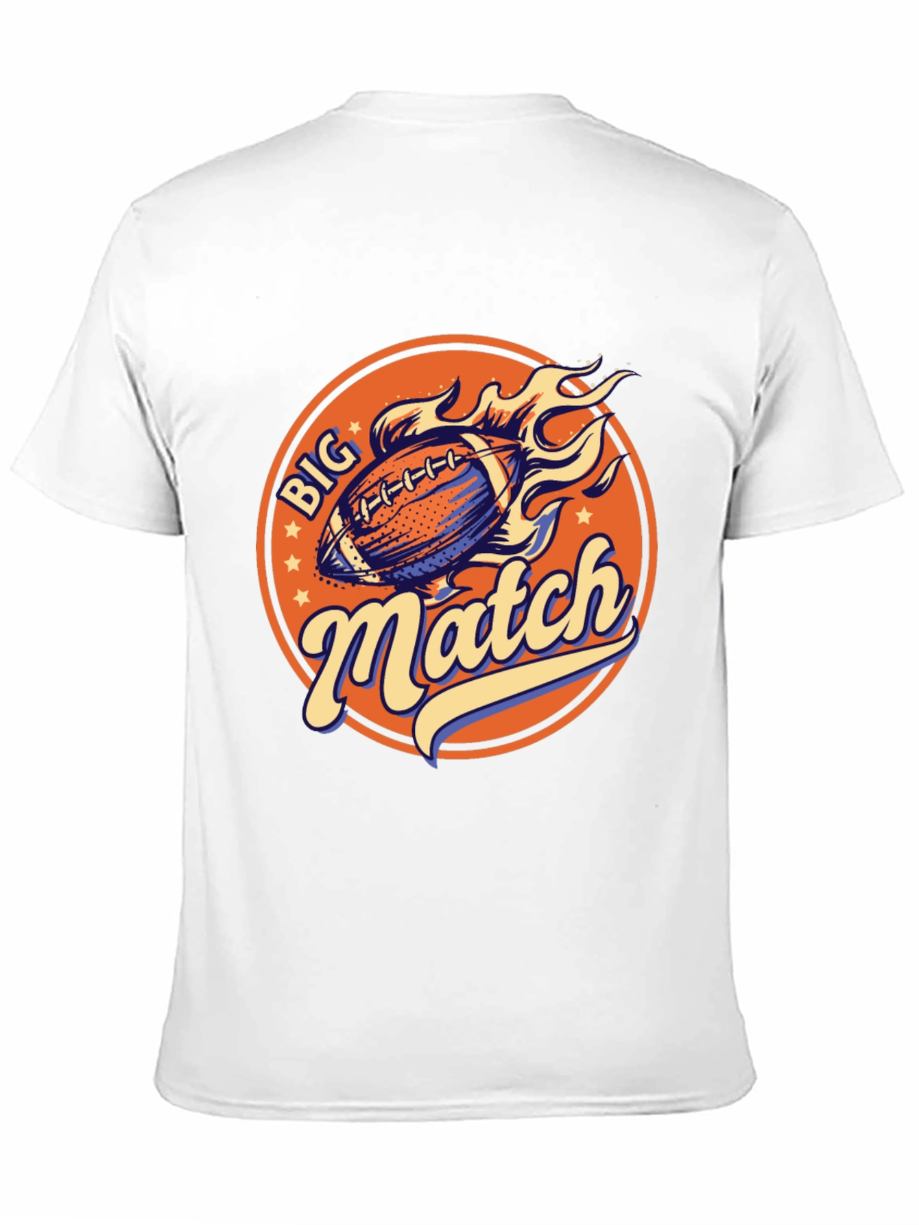 Camiseta Negra Deportiva Big Match