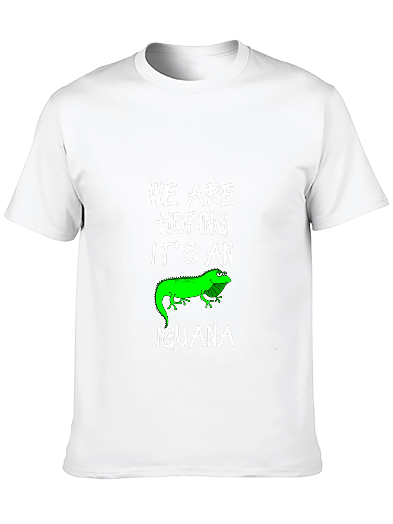 Camiseta Negra Iguana Divertida